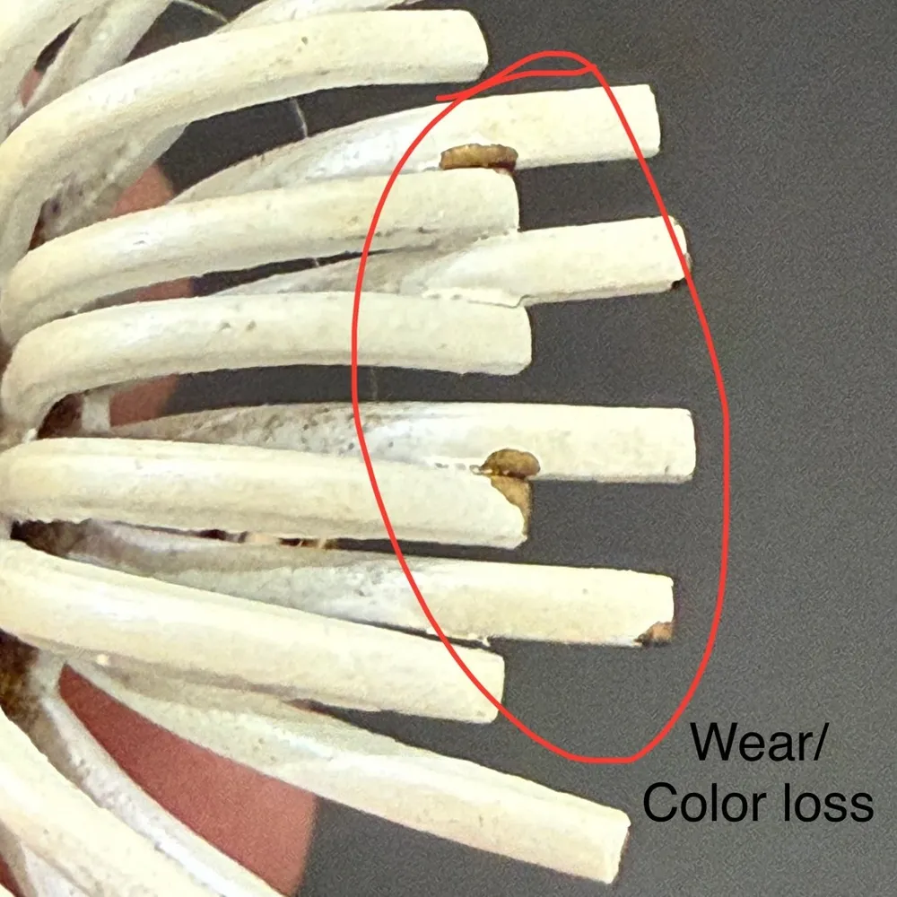 Vintage Unsigned Enamel White Daisy Mum Flower Brooch 27g. - Image 13