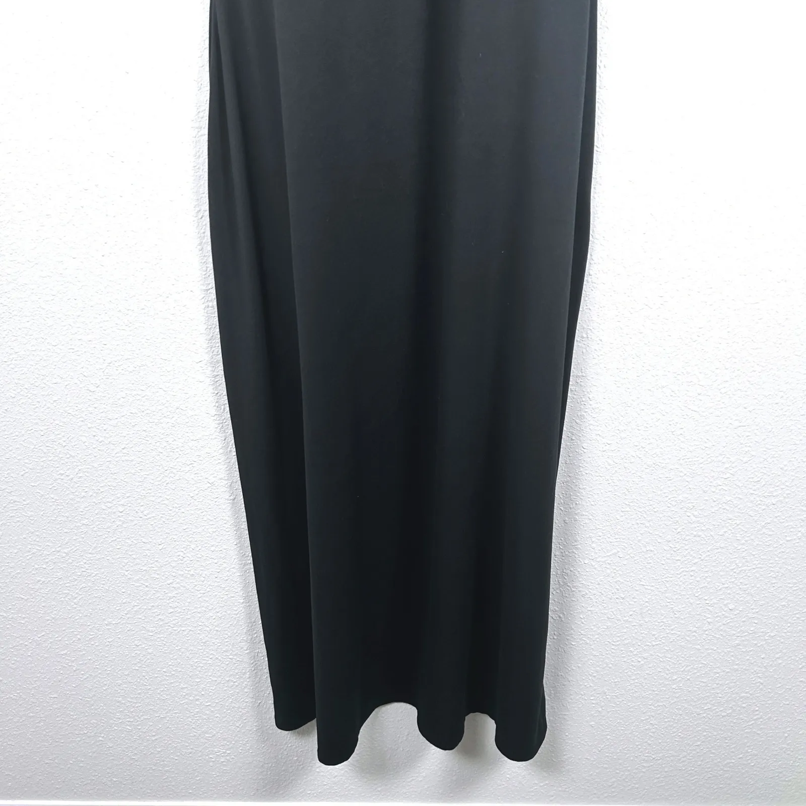 Market & Spruce Black Maxi Dress Criss Cross‎ Back Sleeveless XL - Image 5