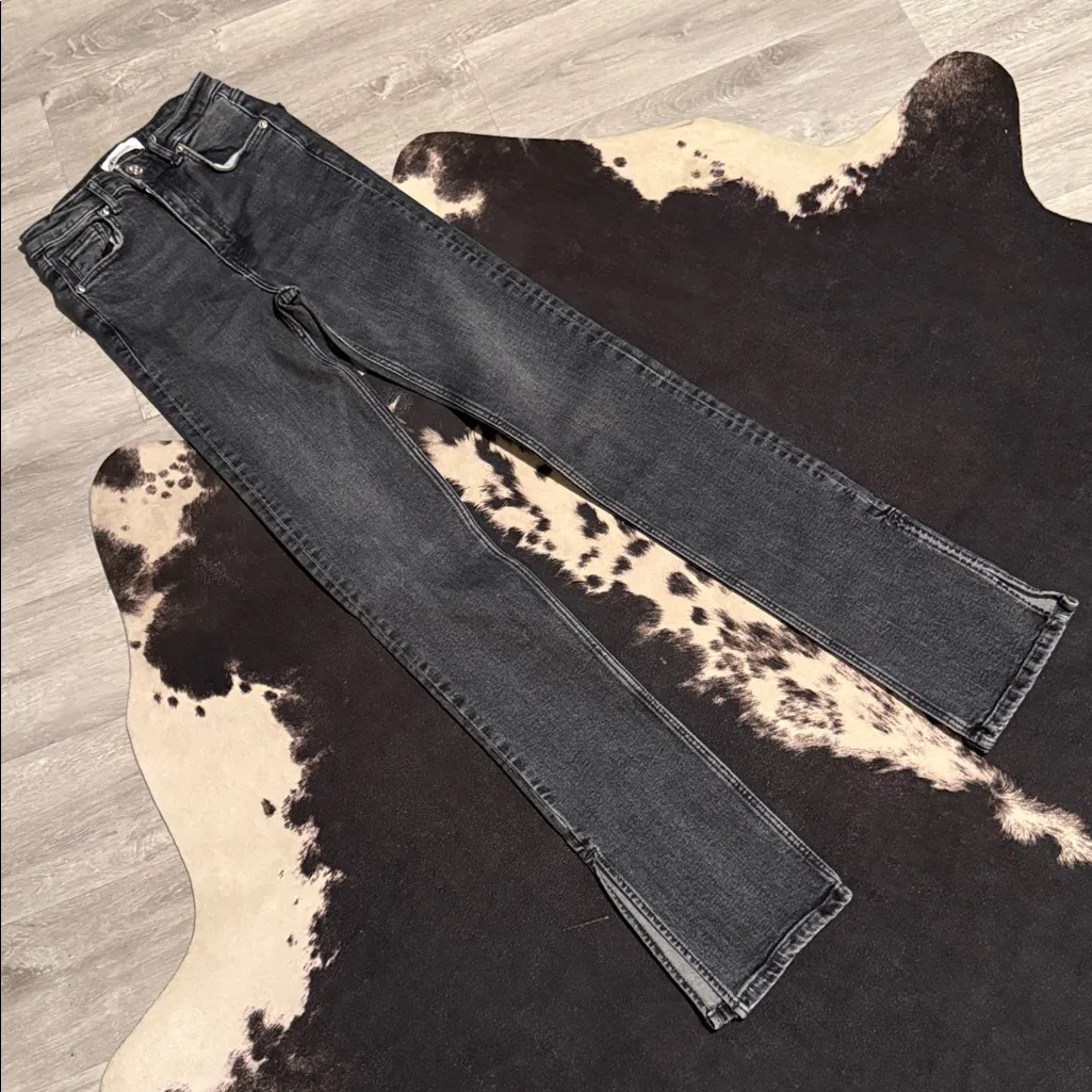 🖤Zara Washed Black Slit Jeans•Size:2🖤 - Image 9