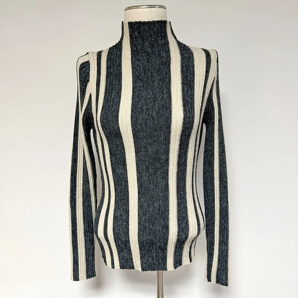 Red by BKE Striped Mock Neck Top - Image 3