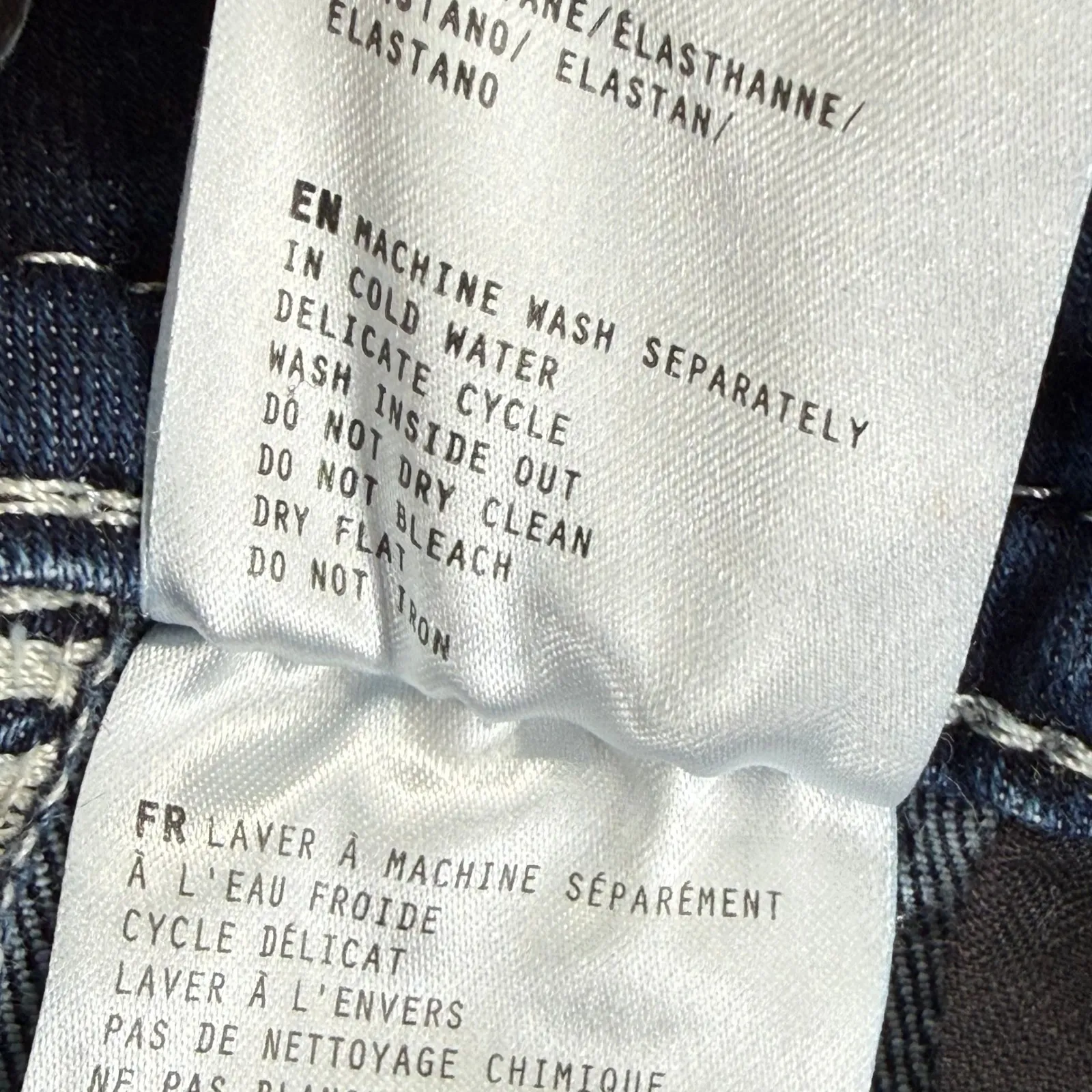 Miss Me Los Angeles Jeans Ankle Skinny Mid Rise Distressed Rhinestone Size 25 - Image 10