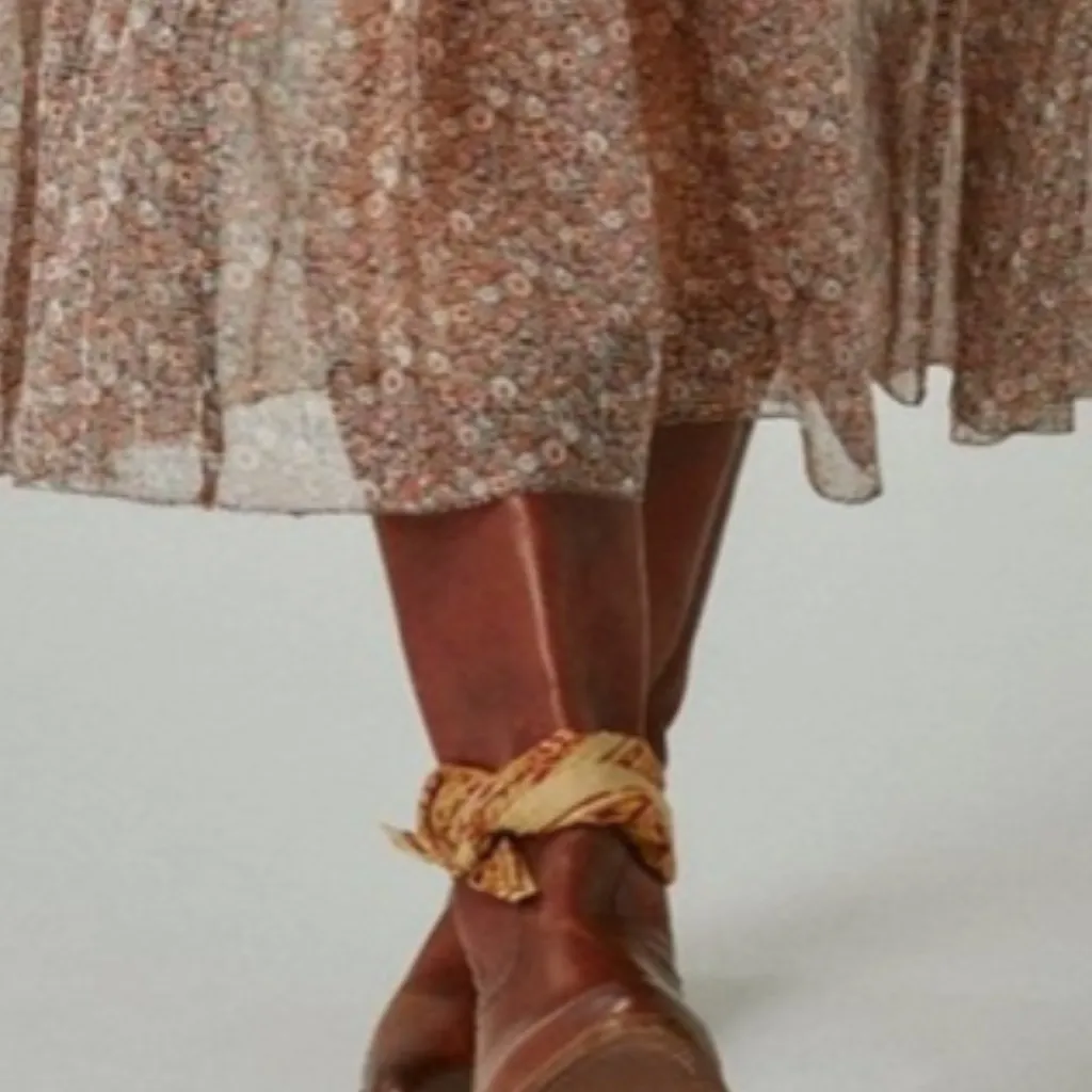 Lucky Brand Womens Bohemian Tiered Maxi Dress in black multi sz xs - Image 4