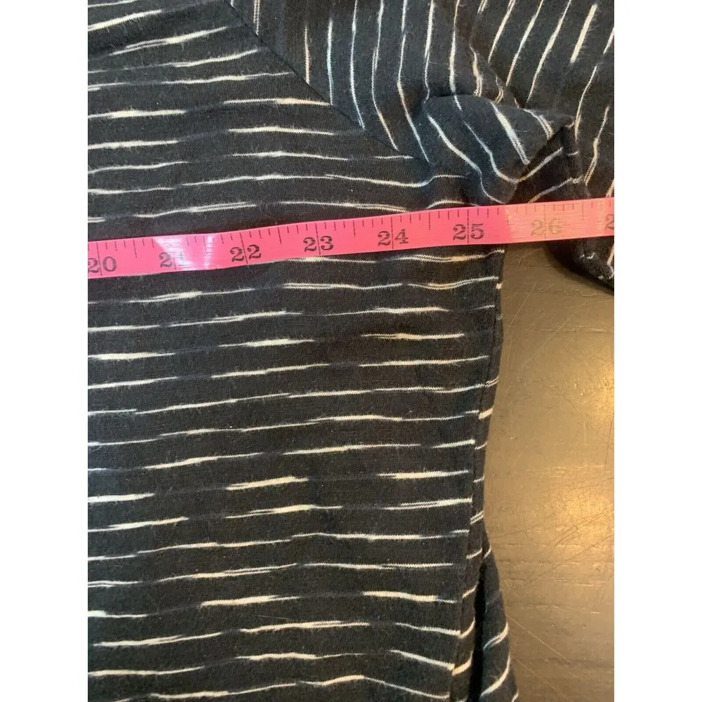 Habitat Casual‎ Lagenlook Top Womens XXL Artsy Boho Mature Comfort Coastal Black - Image 9