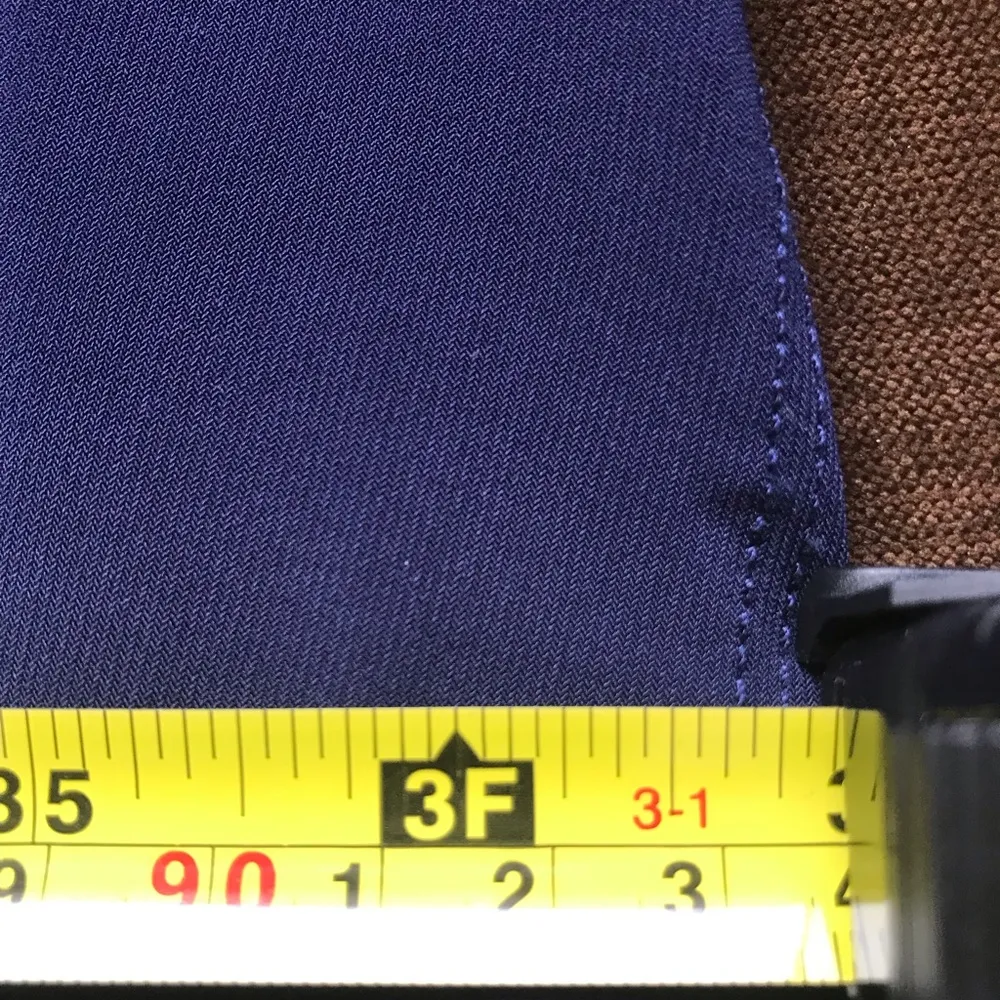 Last Tango TRUE NAVY BLUE Double V SWING TUNIC Stretch Top SZ. S - Image 9