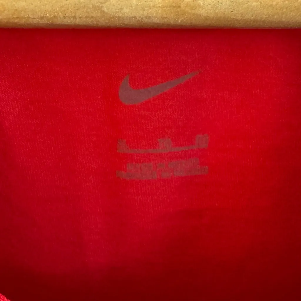 NWT! Women’s Nike Sugar Kings baseball red graphic v-neck t-shirt XL - Image 3