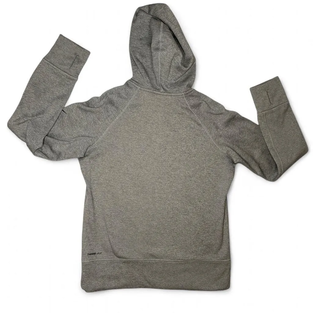 Women’s Nike Heather Gray Therma-Fit Pullover - Image 3