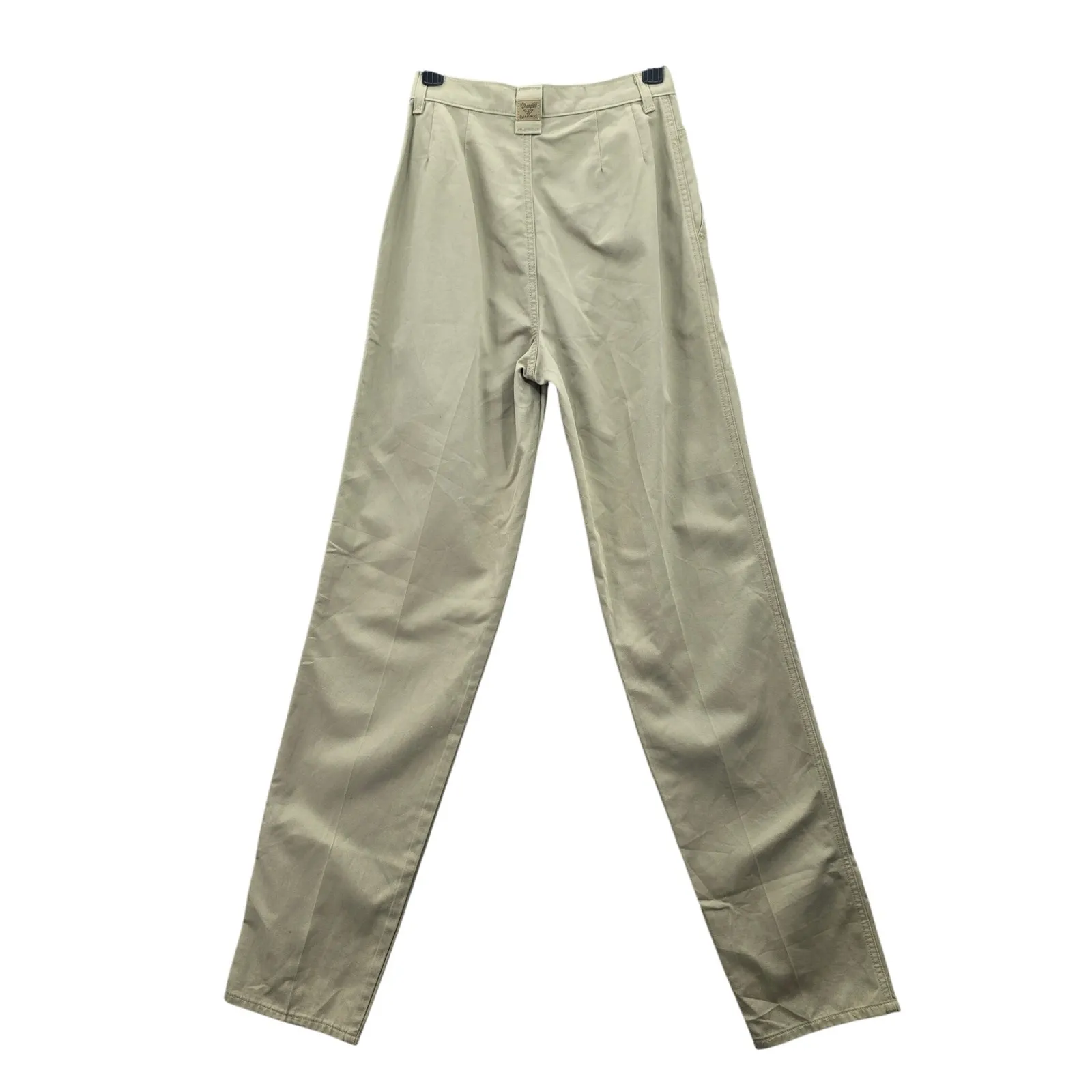 Wrangler Casual Tan Long Tapered Business Cotton Work Formal Pleat Pants 6x36 - Image 3