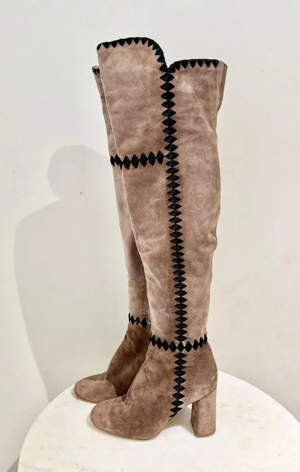 Vintage Sigerson Morrison Suede Over The Knee - Image 3