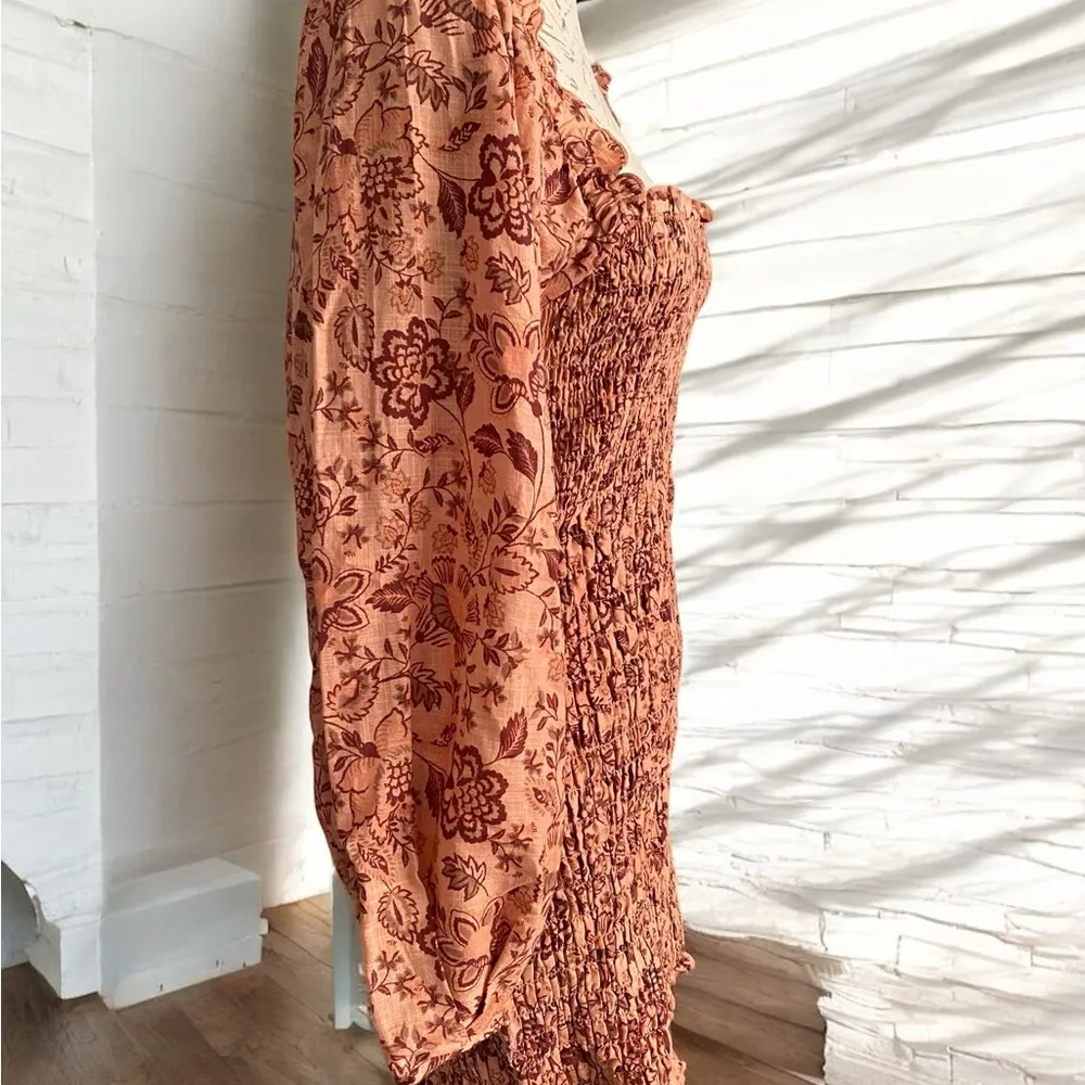 Free People Smock it to Me Long Sleeve Mini Dress - Size Medium NWT - Image 5