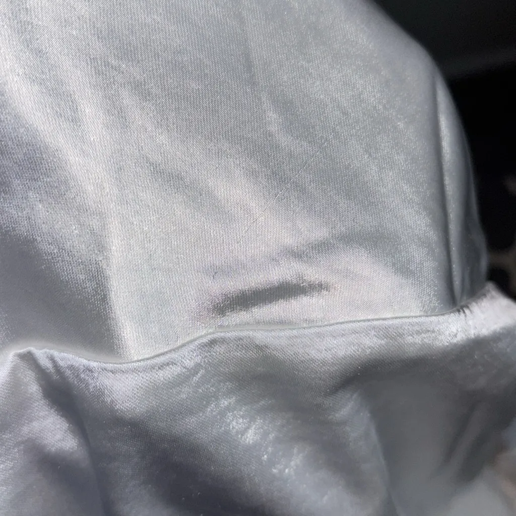 Lulus Passionate Allure Ivory Satin Backless Cowl Neck Maxi Dress White Size XL - Image 14