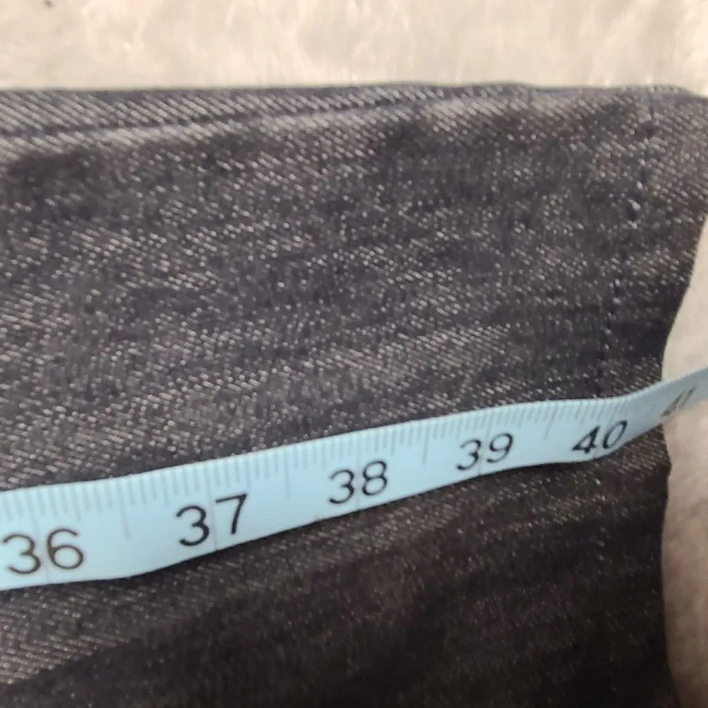 Women's Ashley Stewart Denim Blue Jeans Size 14W Premium‎ 34x31 - Image 7