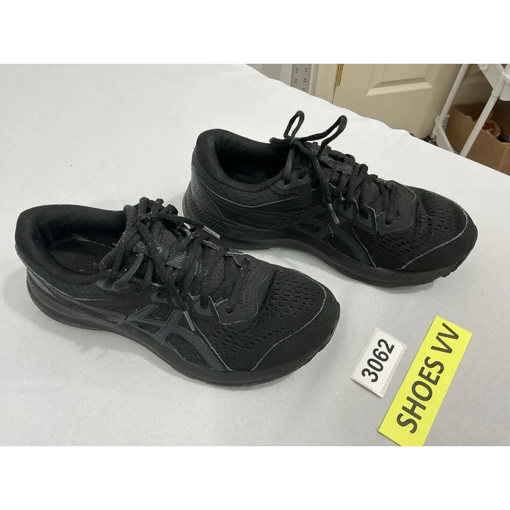Womans Asics Gel Size 10 128320 Black Mesh Lace Up Hiking Sneakers - Image 2