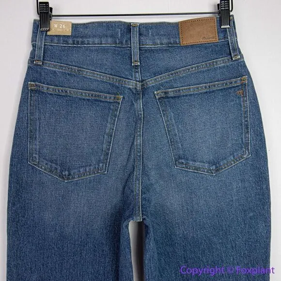 NEW‎ Madewell Perfect Vintage Straight Jean in Mayfield Wash, NG251, 26 - Image 9
