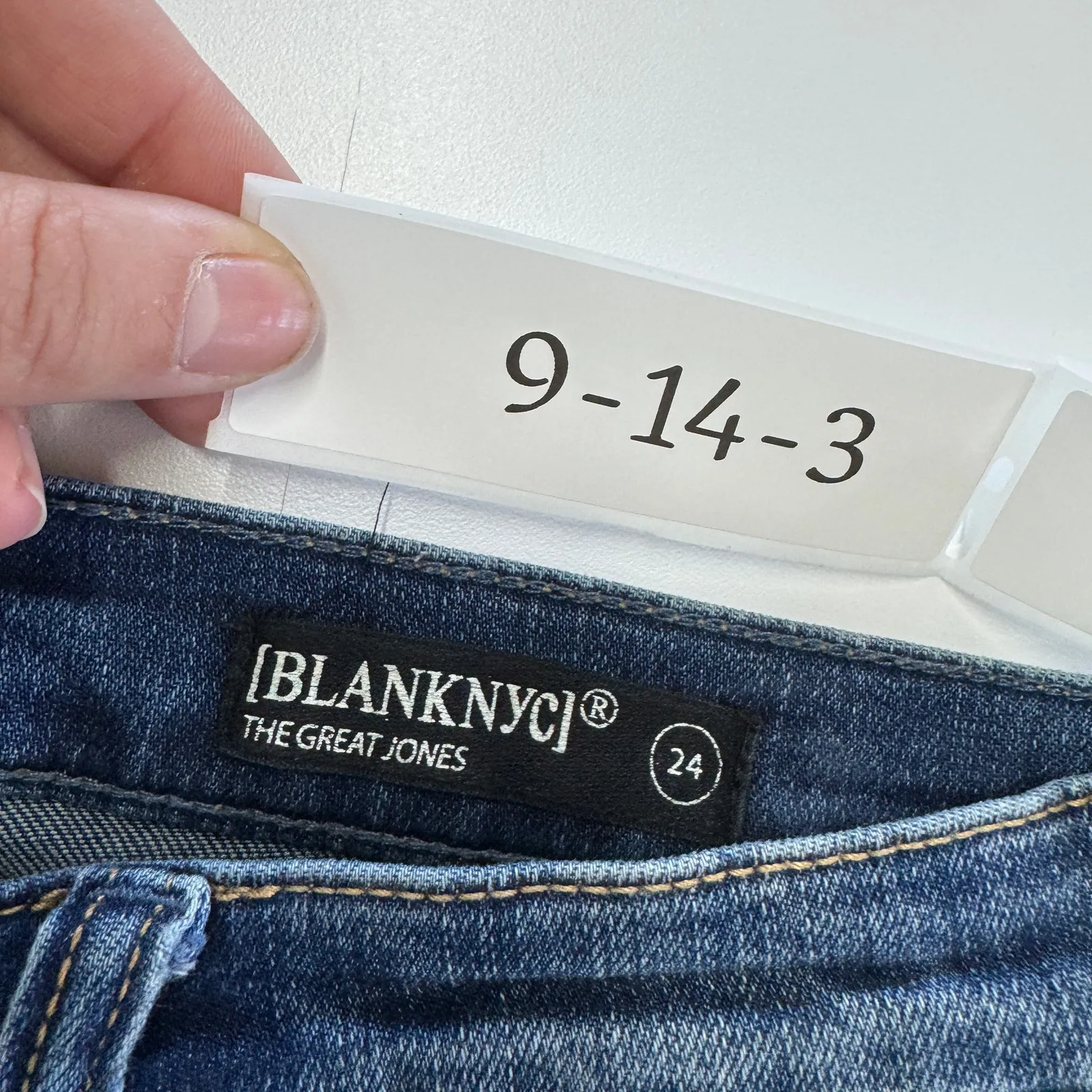 Blank NYC Jeans Womens 24 Blue Denim The Great Jones‎ High Rise Skinny Cotton - Image 5