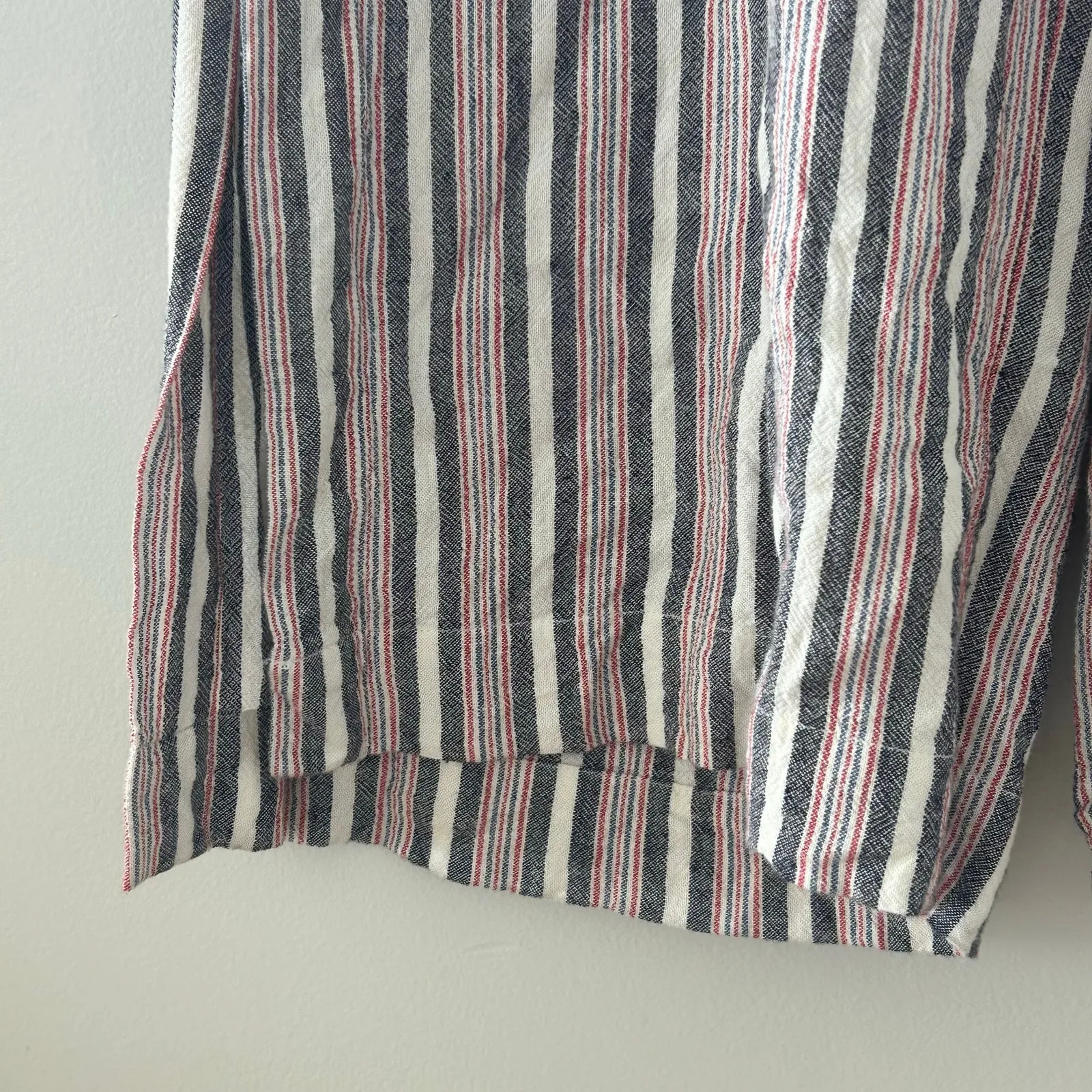 Anthropologie Cloth & Stone Linen Blend Striped Pants Sz XS - Image 7