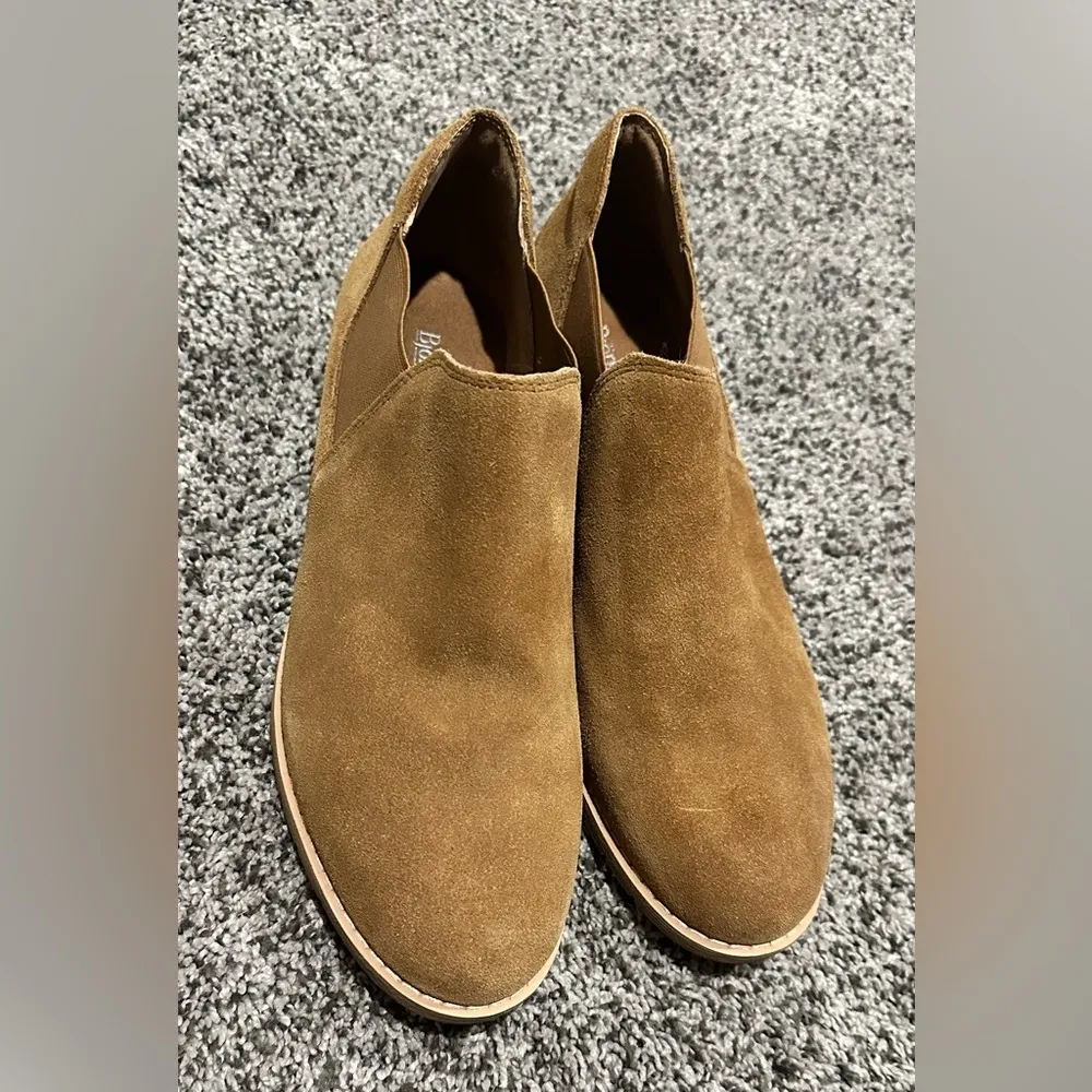 New! Brown Suede Slip-On Shoes - Image 2