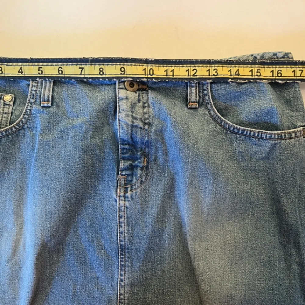 Vintage Hydraulic Women's Denim Skirt Size Large 11/12 - Image 6