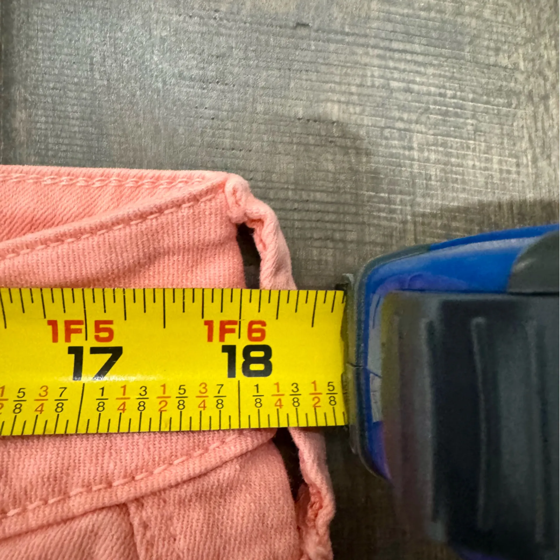 NYDJ Alina Convertible Ankle Jeans Coral Pink Size 16 Lift Tuck Technology - Image 10