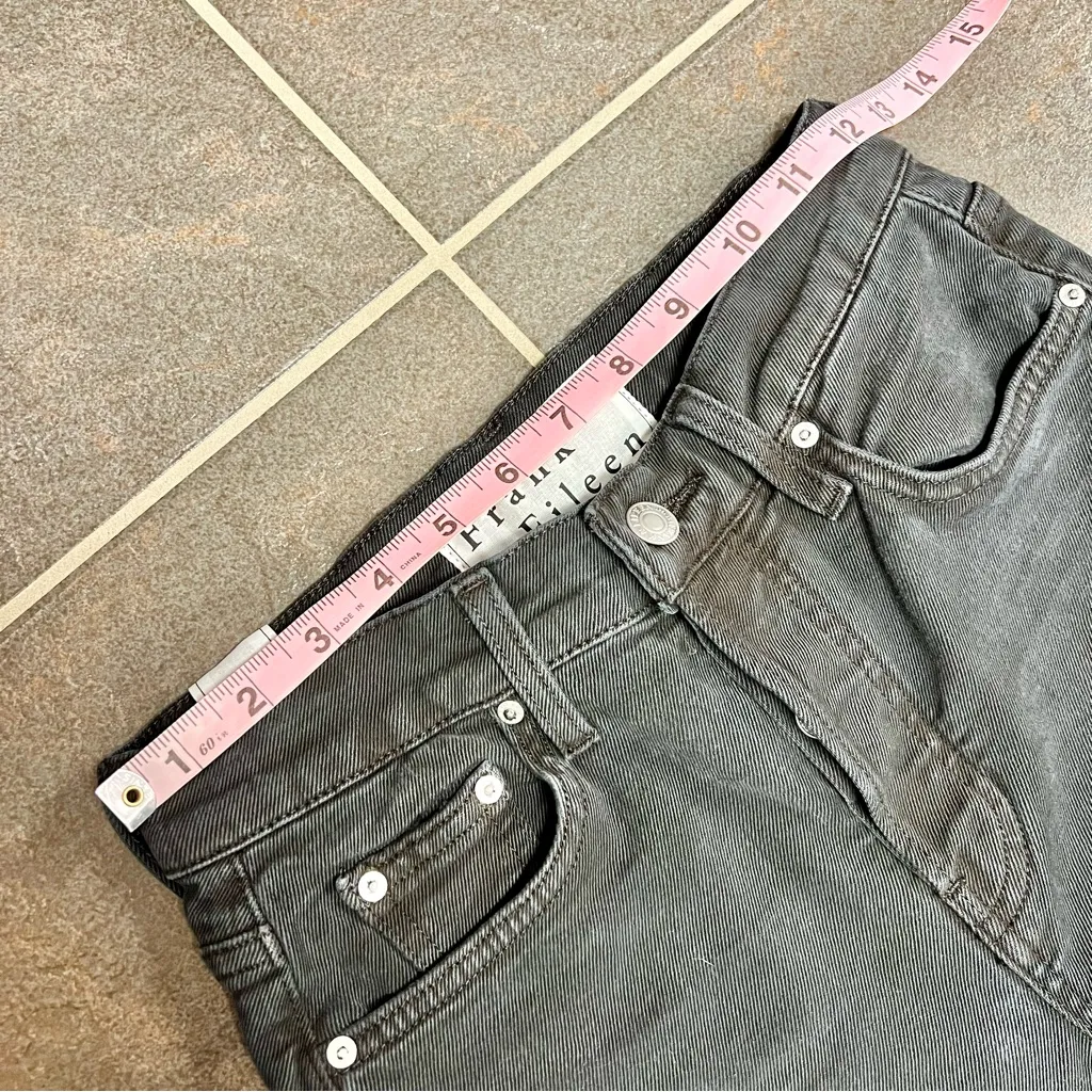 Frank & Eileen Cork Everyday Denim Straight Leg Jeans Washed Black 24 - Image 11