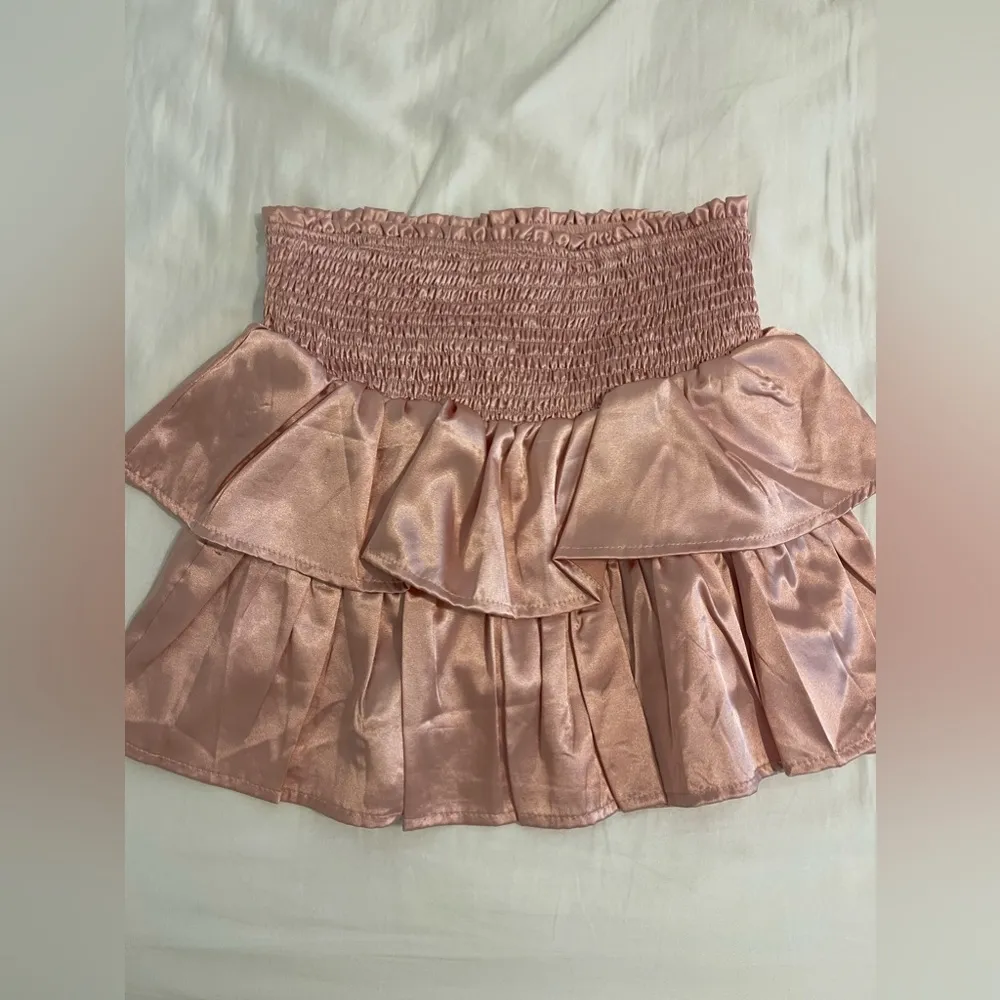 Pants Store Rose Metallic Skort Pink Size XS - Image 2