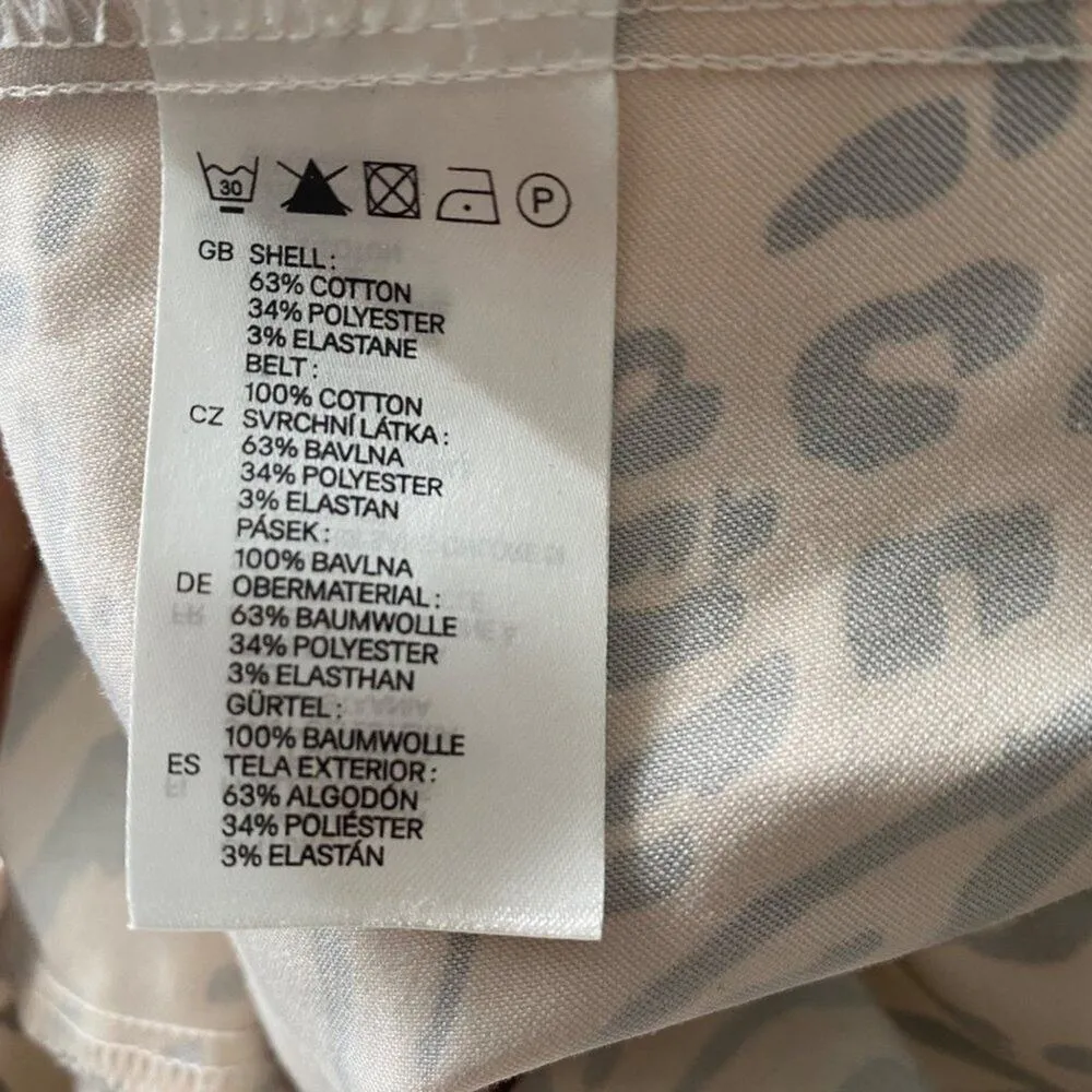 H&M sz 4 cheetah‎ animal print  Y2K mini cocktail dress - Image 5