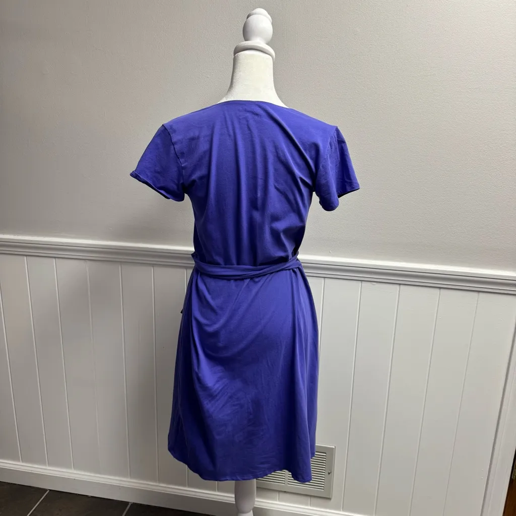 Pact Organic Cotton Short Sleeve Wrap Dress V - Image 8