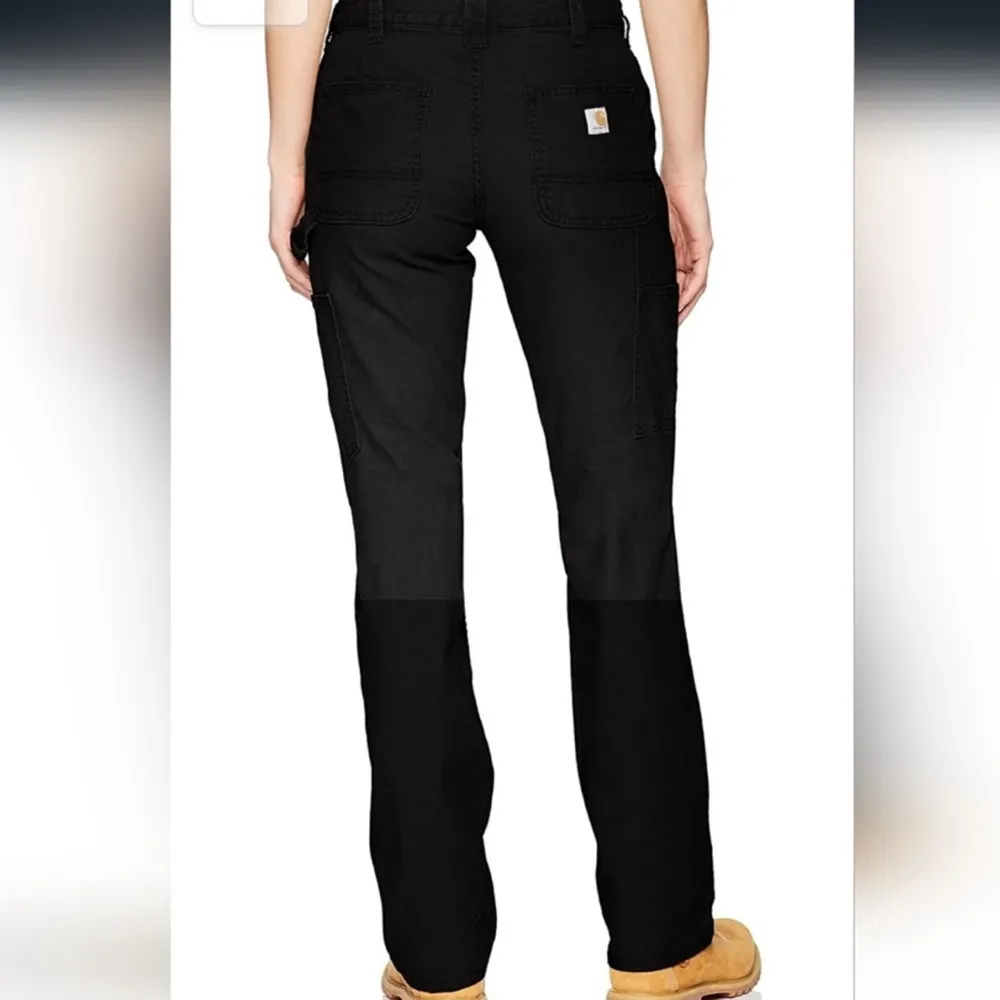 Carhartt Crawford Carpenter Black Cargo Pants Size 18 - Image 2