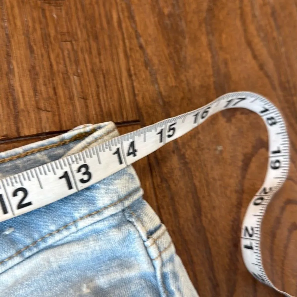 Abercrombie & Fitch the skinny high rise distressed knee jeans 27/4 short - Image 8