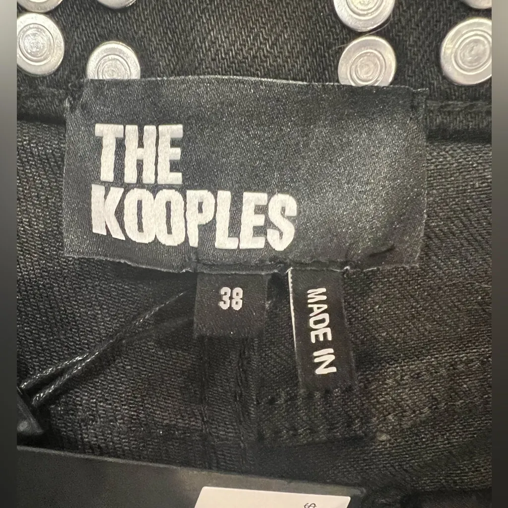 THE KOOPLES Black slim jeans with studs
and stars Size 38 FR/ 6 US NWT - Image 10