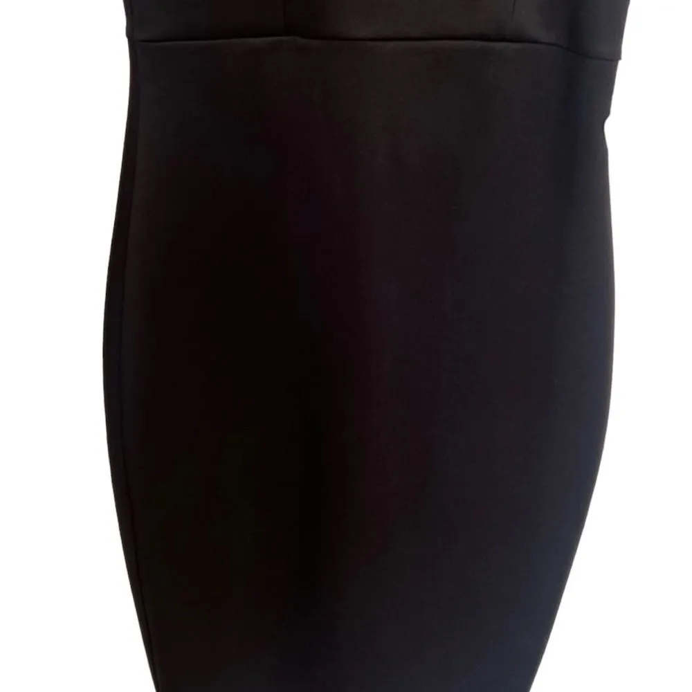 ALEXIA ADMOR NEW NY Black Scuba Midi Dress - Image 8