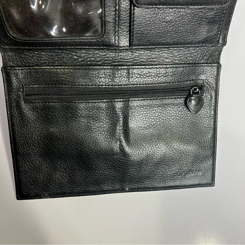 Brighton‎ croc embossed leather clutch brown 8” x 5.75” - Image 7