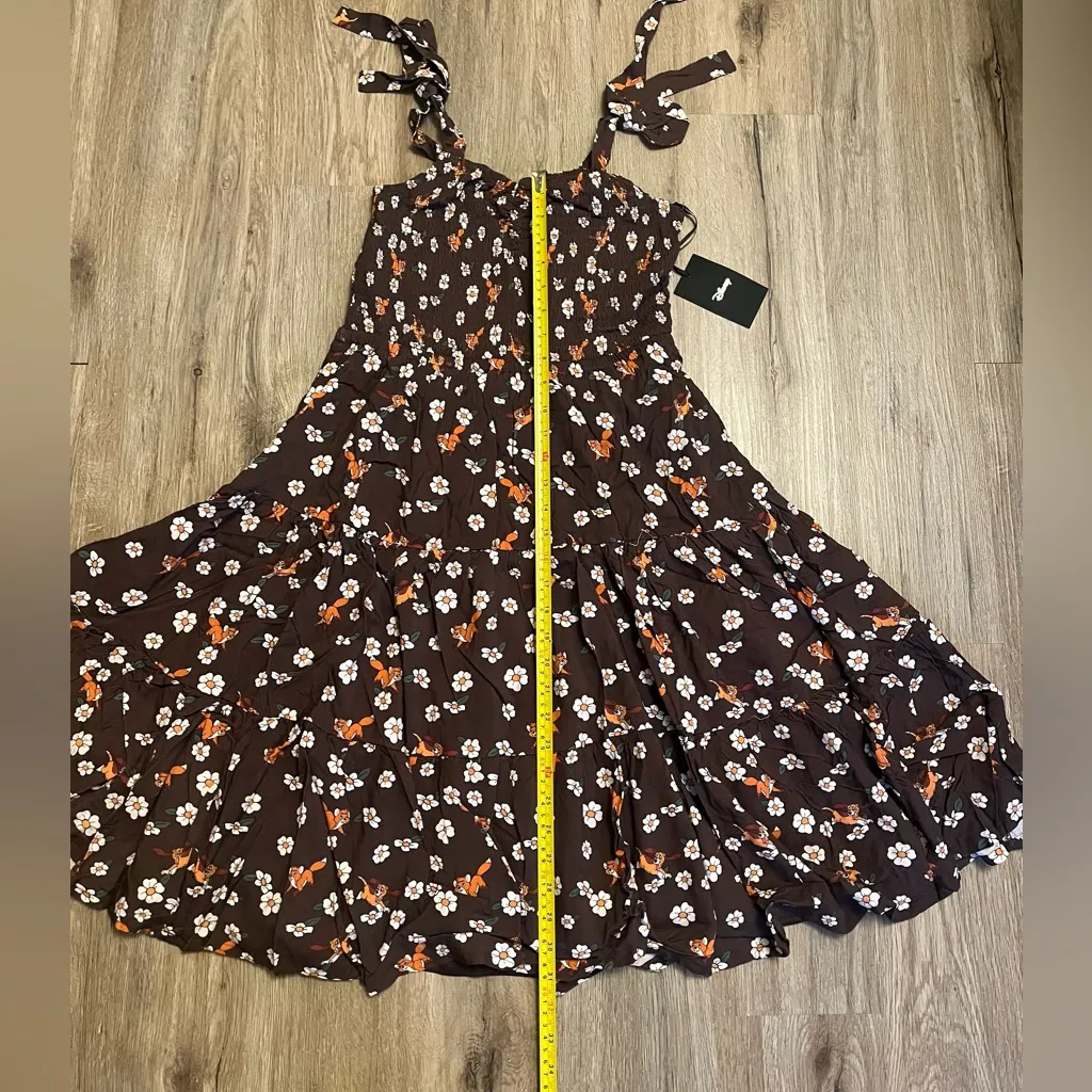 Disney The Fox and the Hound Floral Character Allover Print Tank Dress - Image 7