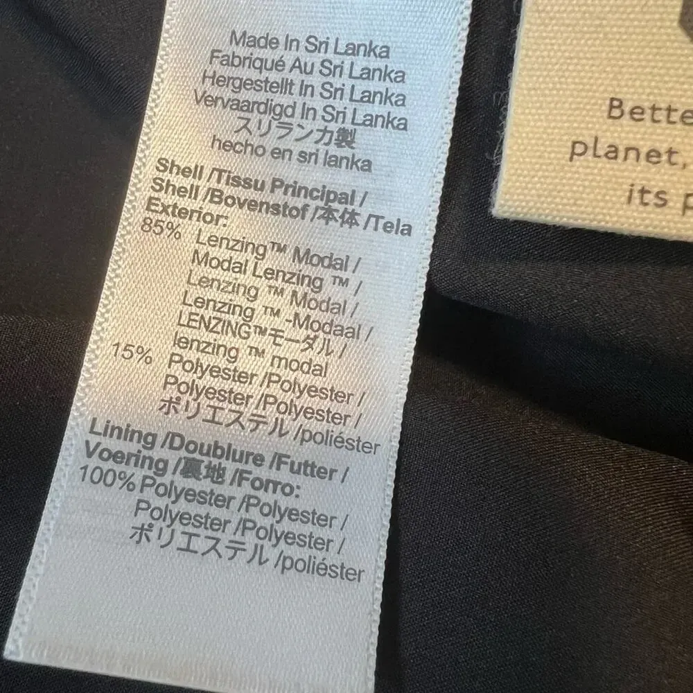 Madewell  The Relaxed Blazer‎ NWT in Soft Drape True Black Oversized Drape… - Image 8