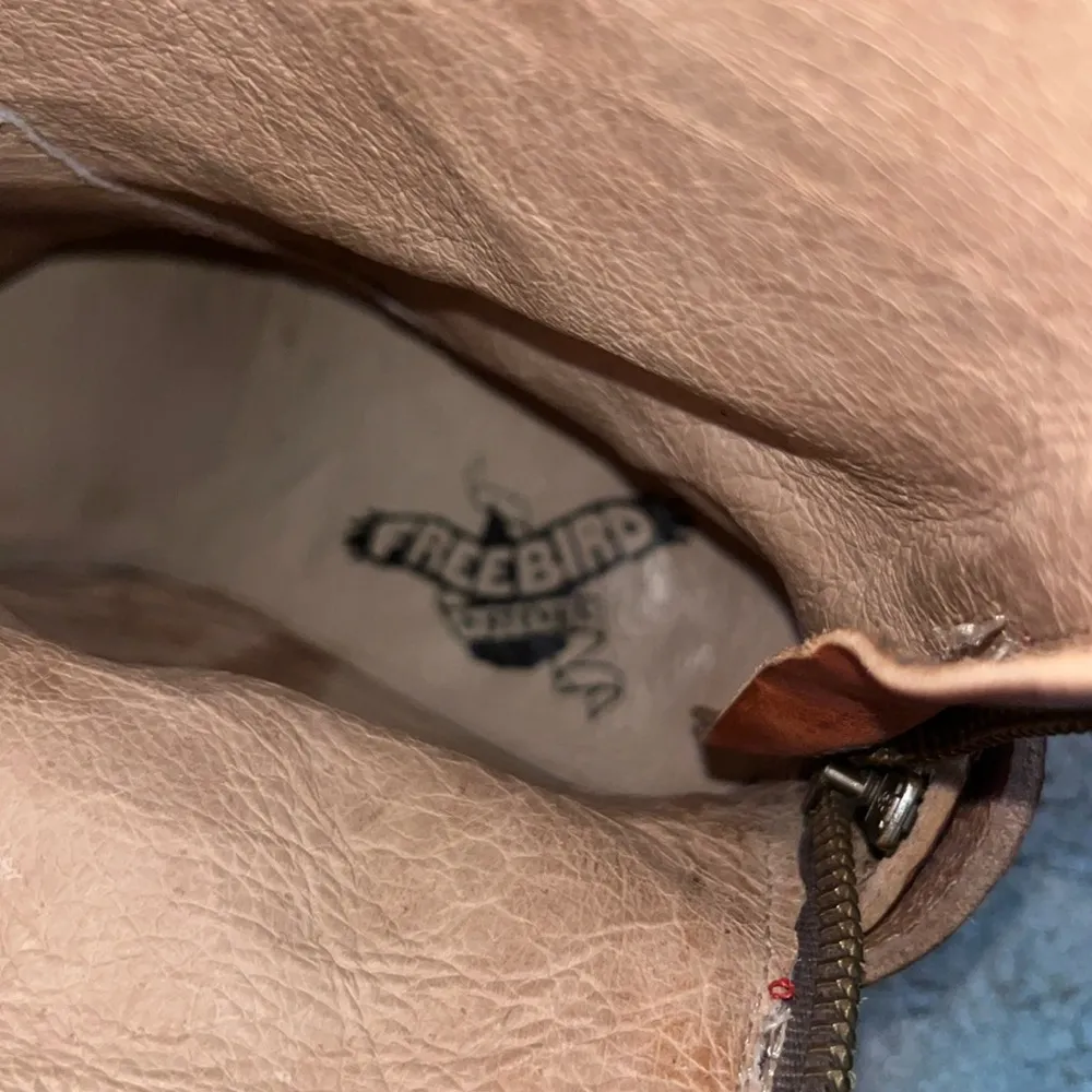 Freebird‎ by Steven Drove Leather Riding Boot Braided Twine Buckles Rare Red 6 - Image 10