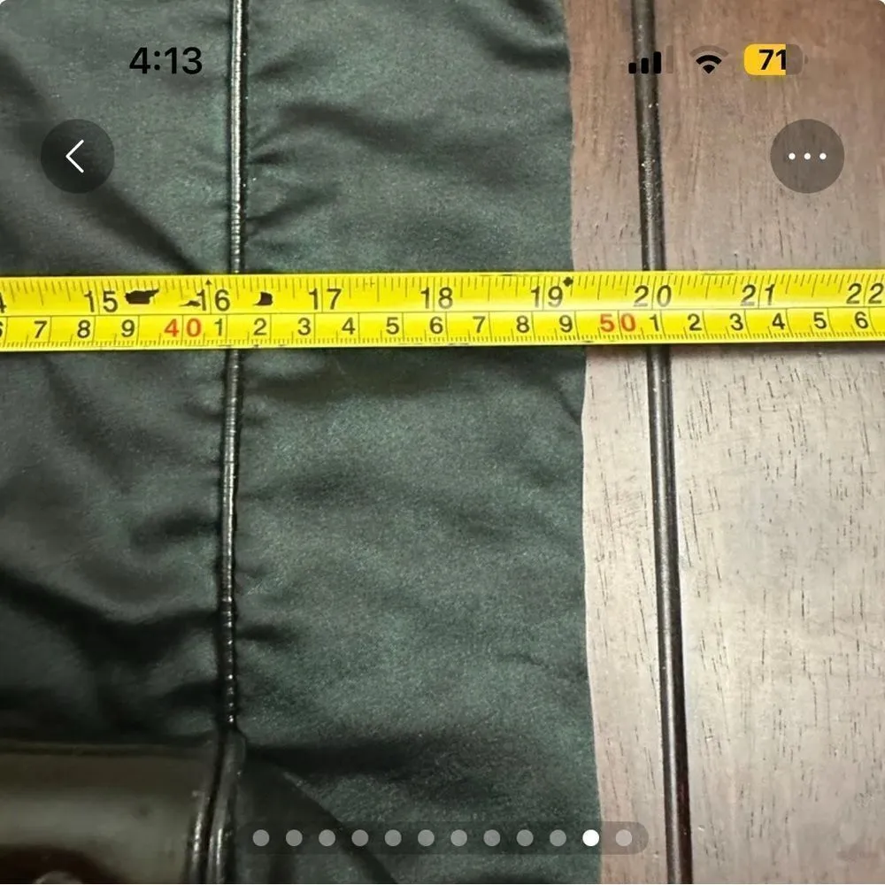 Gucci  Green Canvas Tote Bag  - Image 12