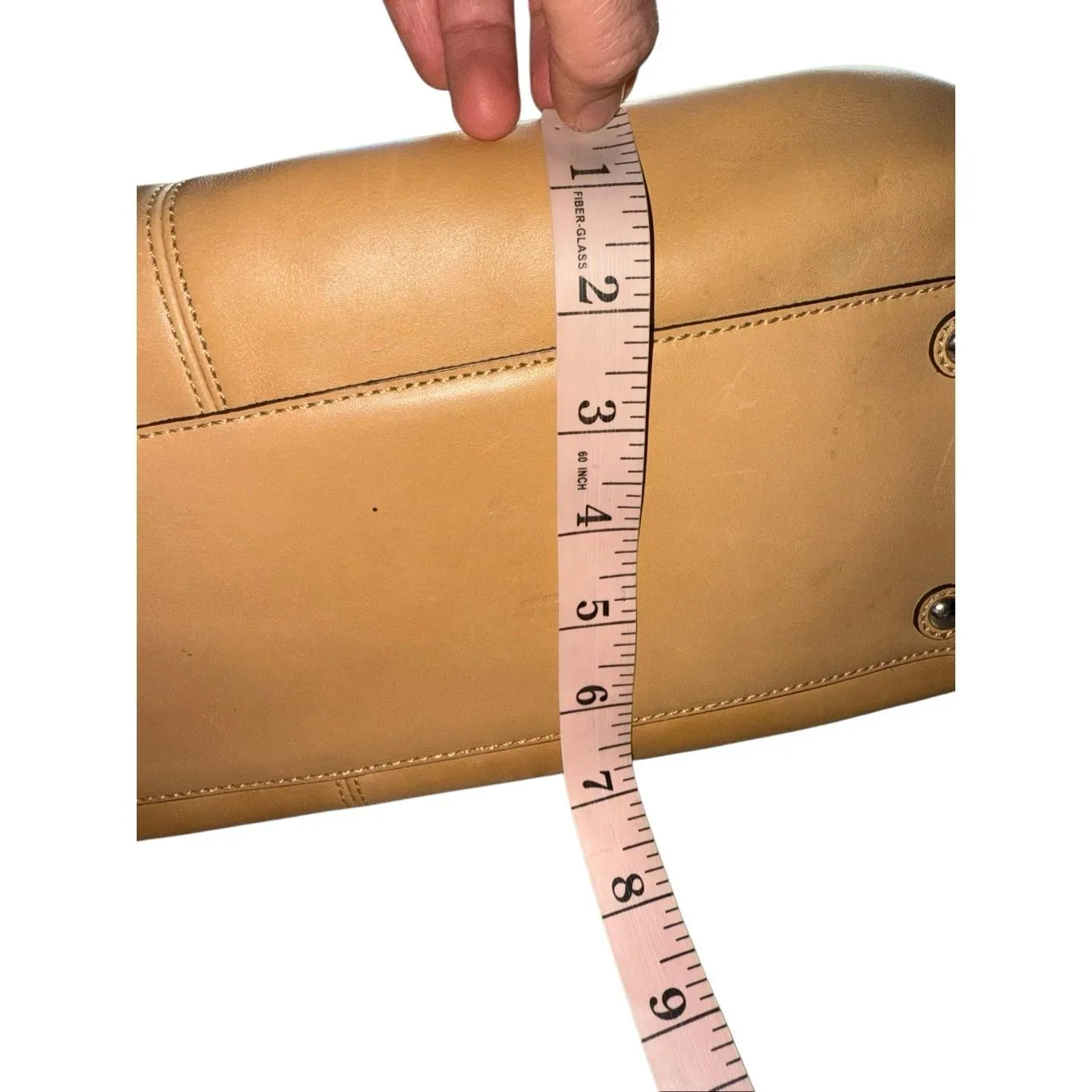 Coach Y2K  Large Soho Tan Leather Tote Purse - Image 13