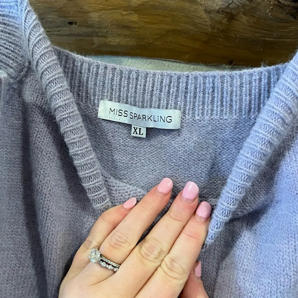 Miss Sparkling Lilac Cropped Tank Top Size XL - Image 3