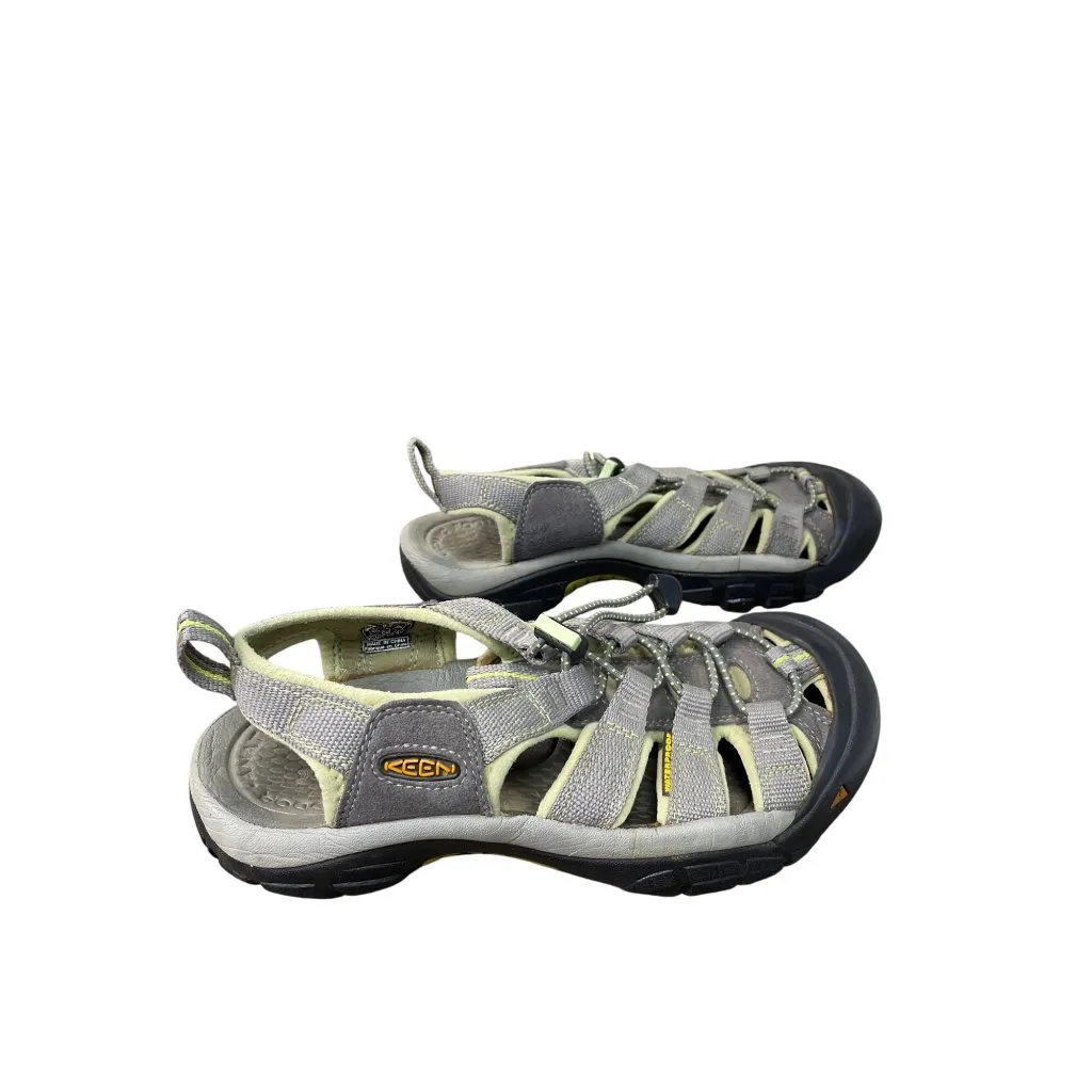 Keen Womens Gray Green waterproof Water Hiking Sandals Size 6.5  SKU 8998 - Image 4