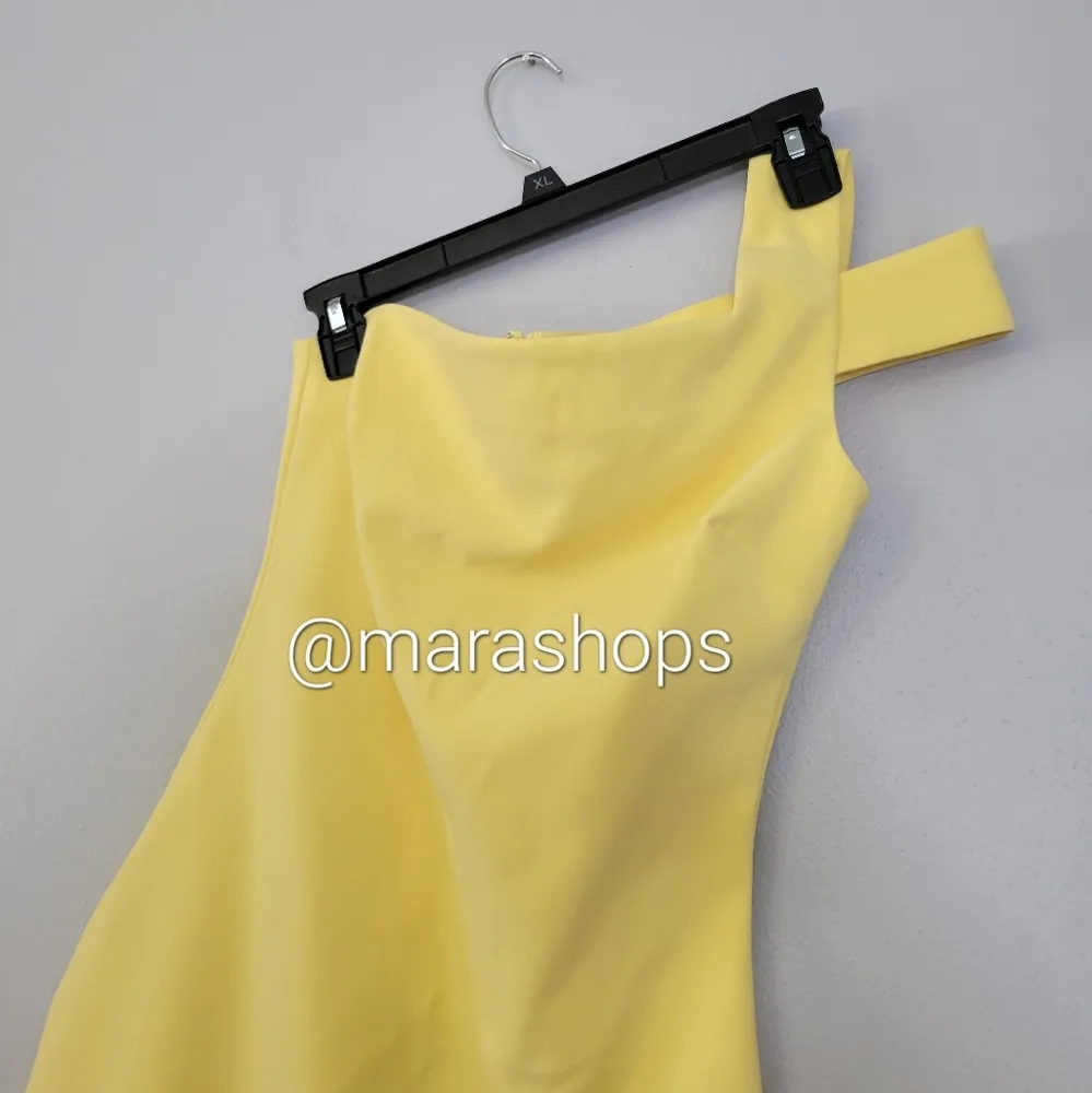 Likely Packard Yellow Mini Dress - Image 3