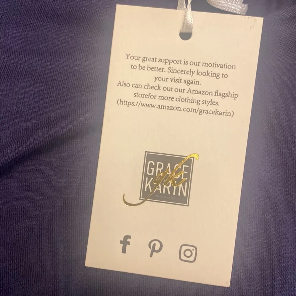 Grace Karin  flutter sleeve blouse size L‎ - Image 4