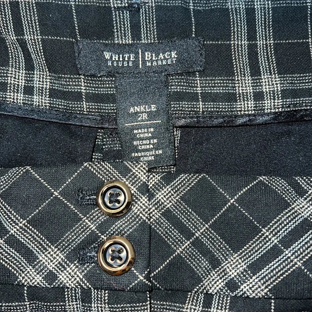 White House Black Market Plaid Ankle Pants - Image 3