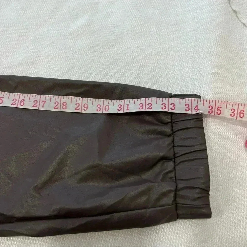 The Reset R | Label • Vegan Leather Joggers size s Brown - Image 10