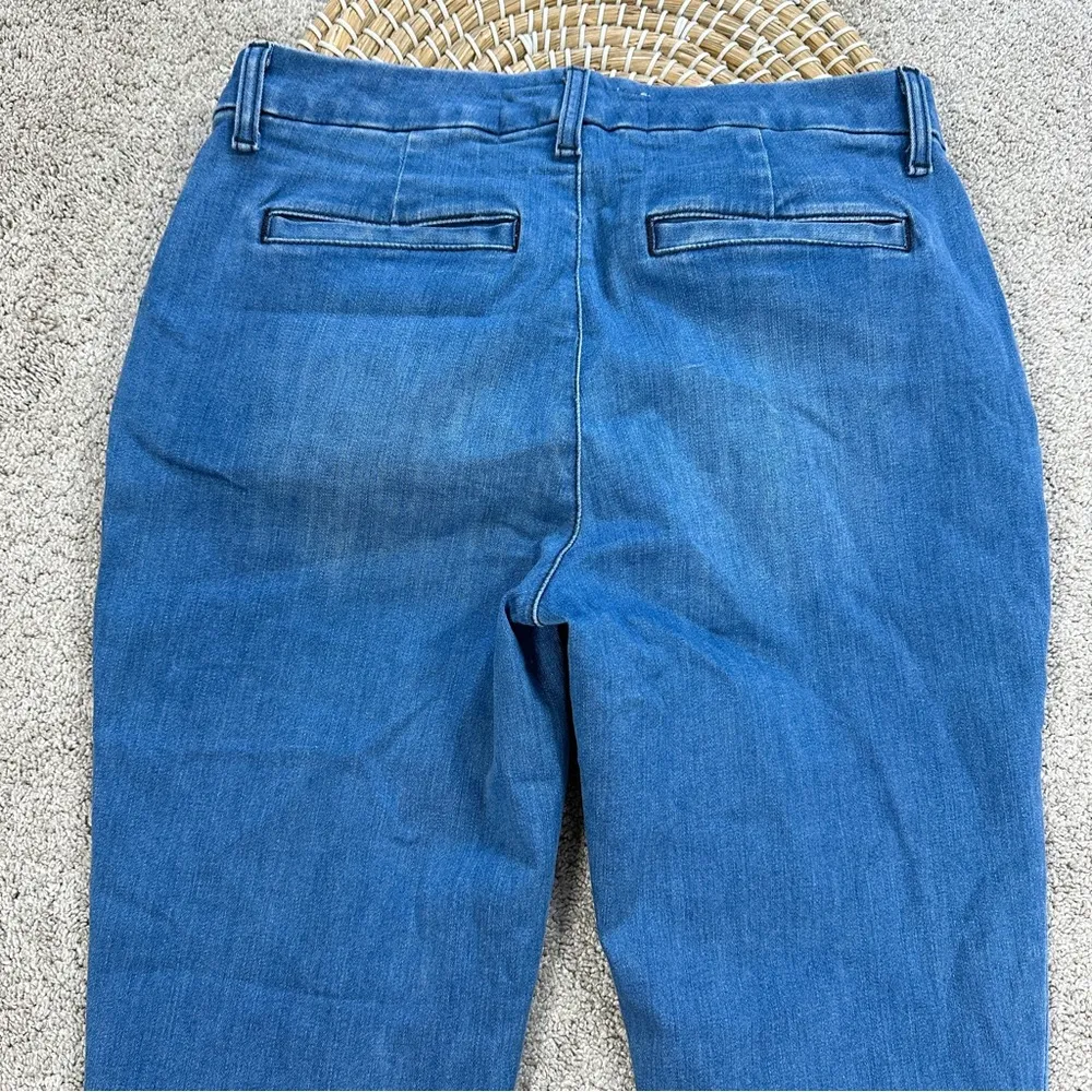 Frank & Eileen Wicklow Italian Denim Crop Chinos Pants in Blue Denim Wash 6 - Image 8