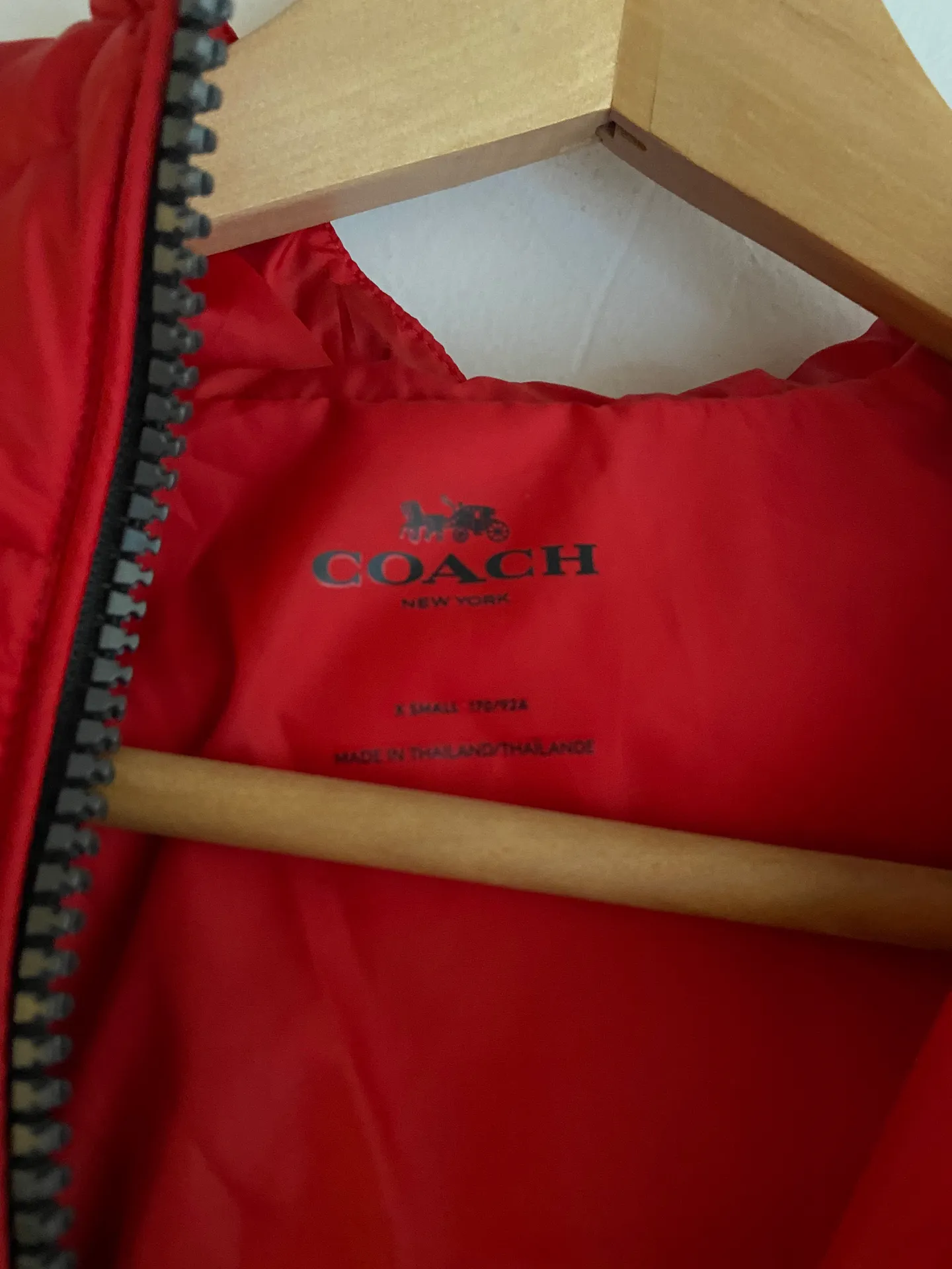 Red Puffer Coat - Image 5