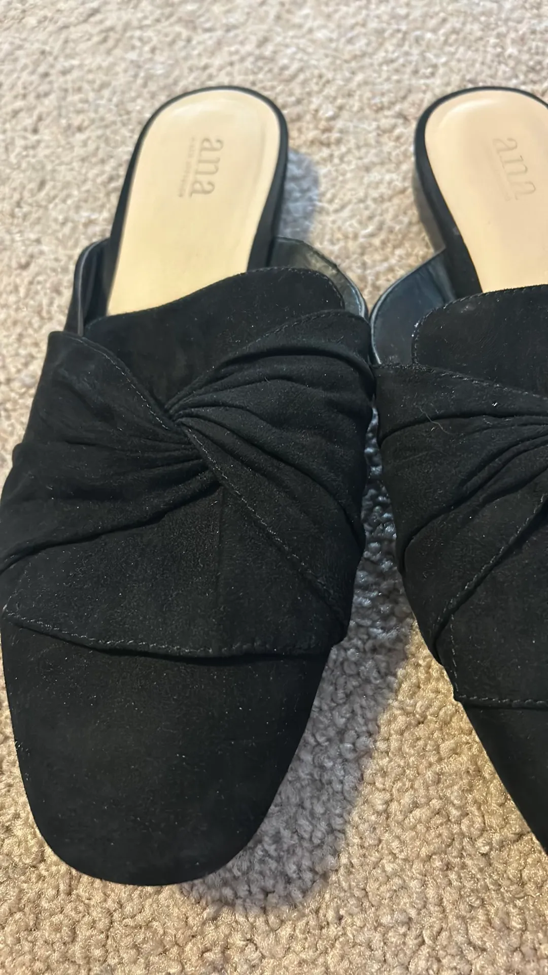 Black Slide Flats  - Image 2