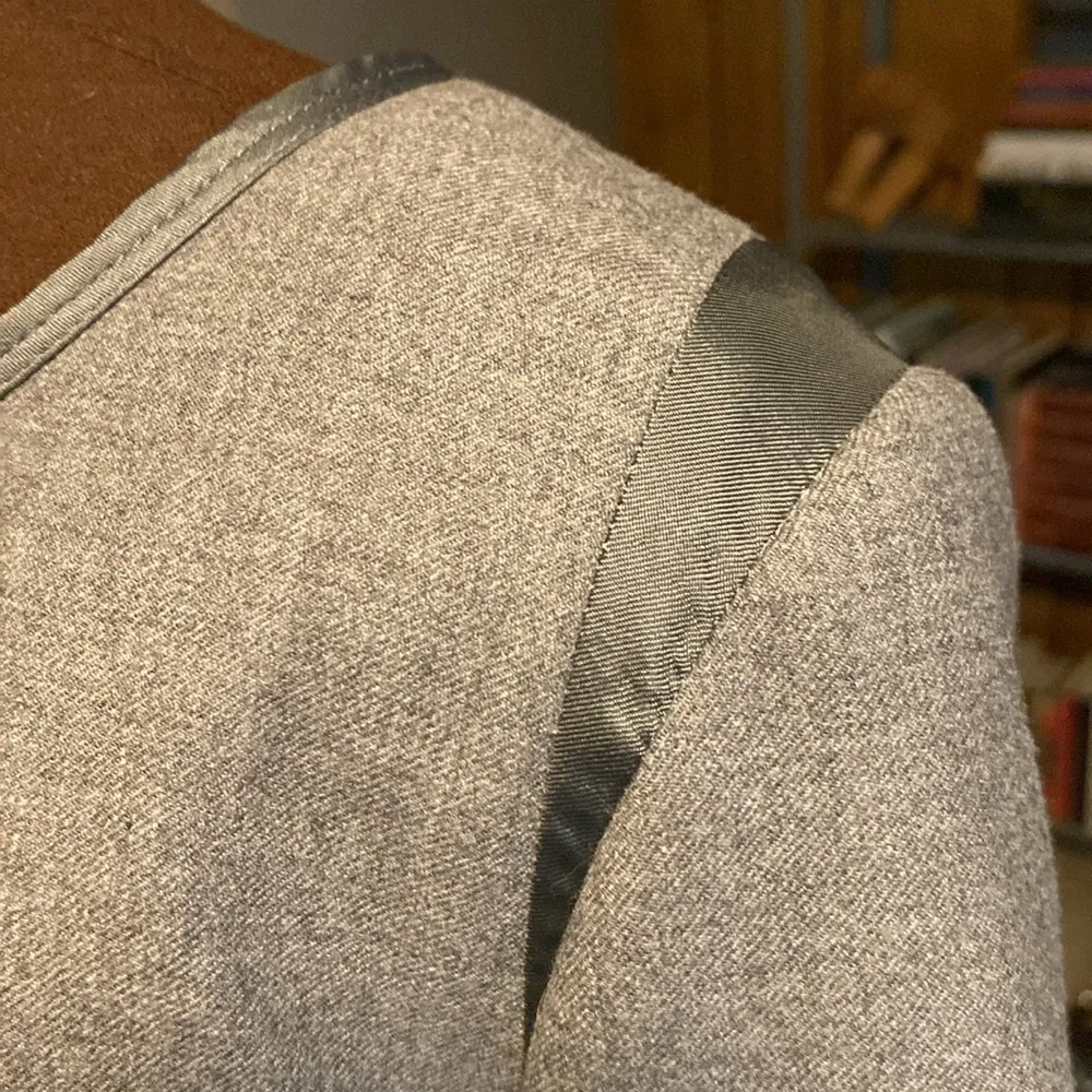 Philosophy Di Alberta Ferretti Wool Blend Dress Gray Size 10 - Image 3