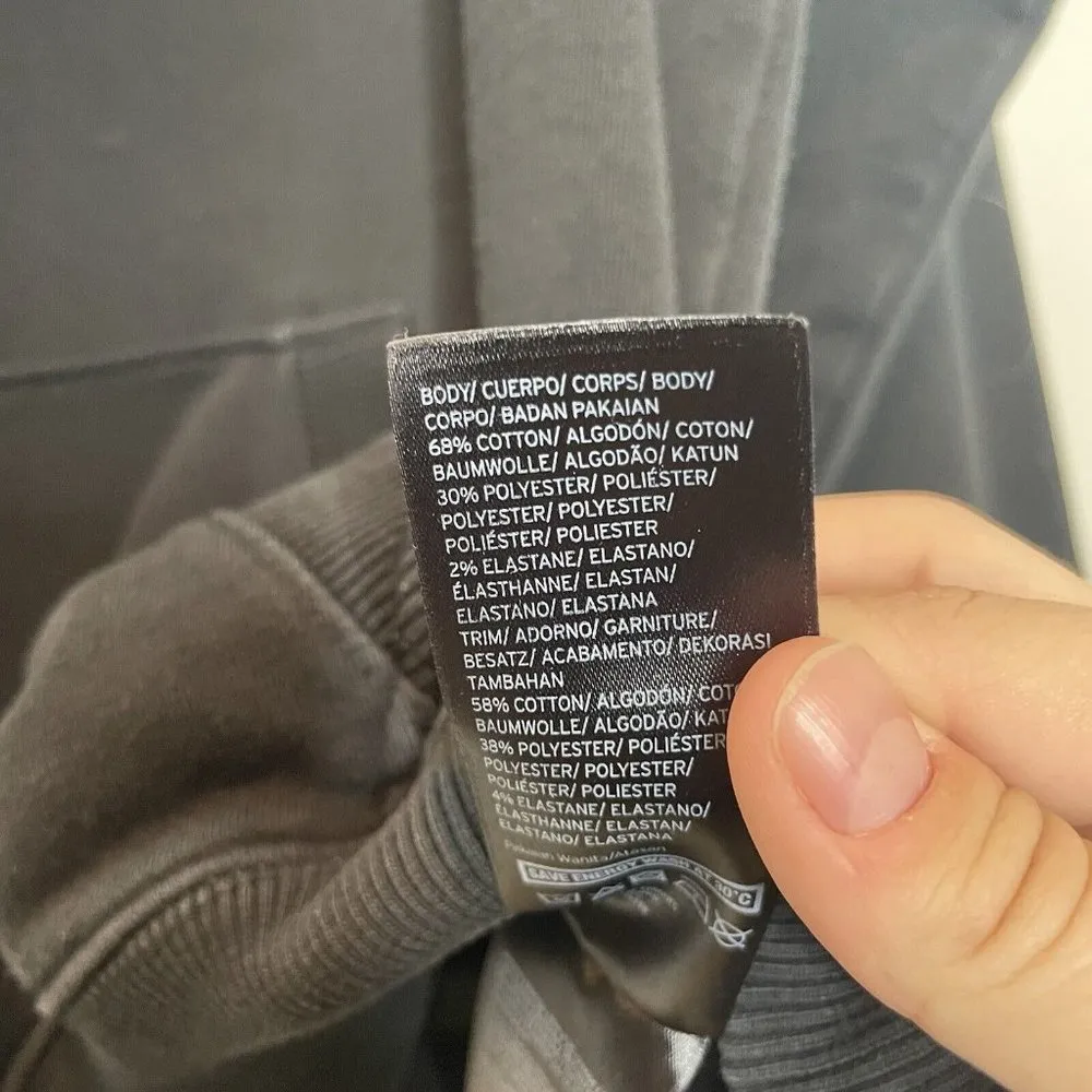 Ivy Park Black Graphic Spell Out Hoodie Size XS - Image 13