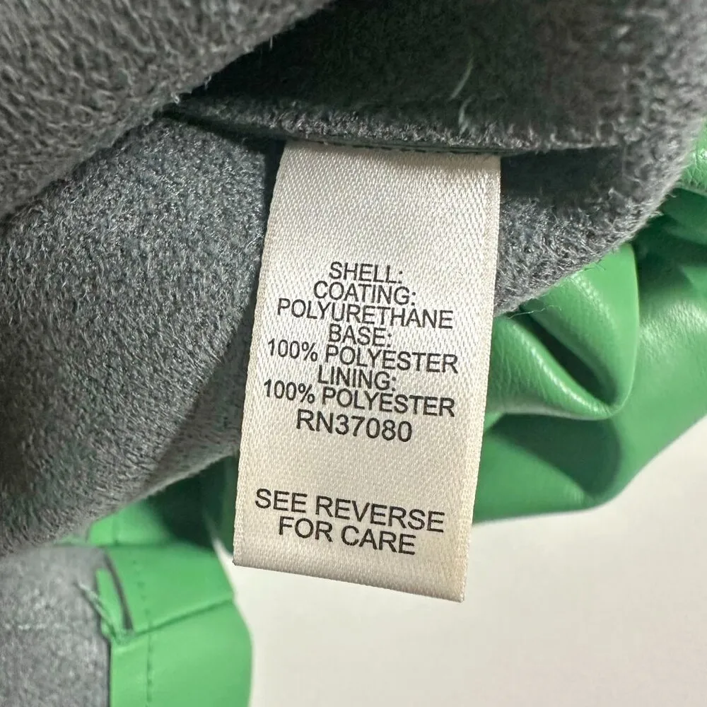 *RARE* Versona Faux Leather Blouse - Image 12