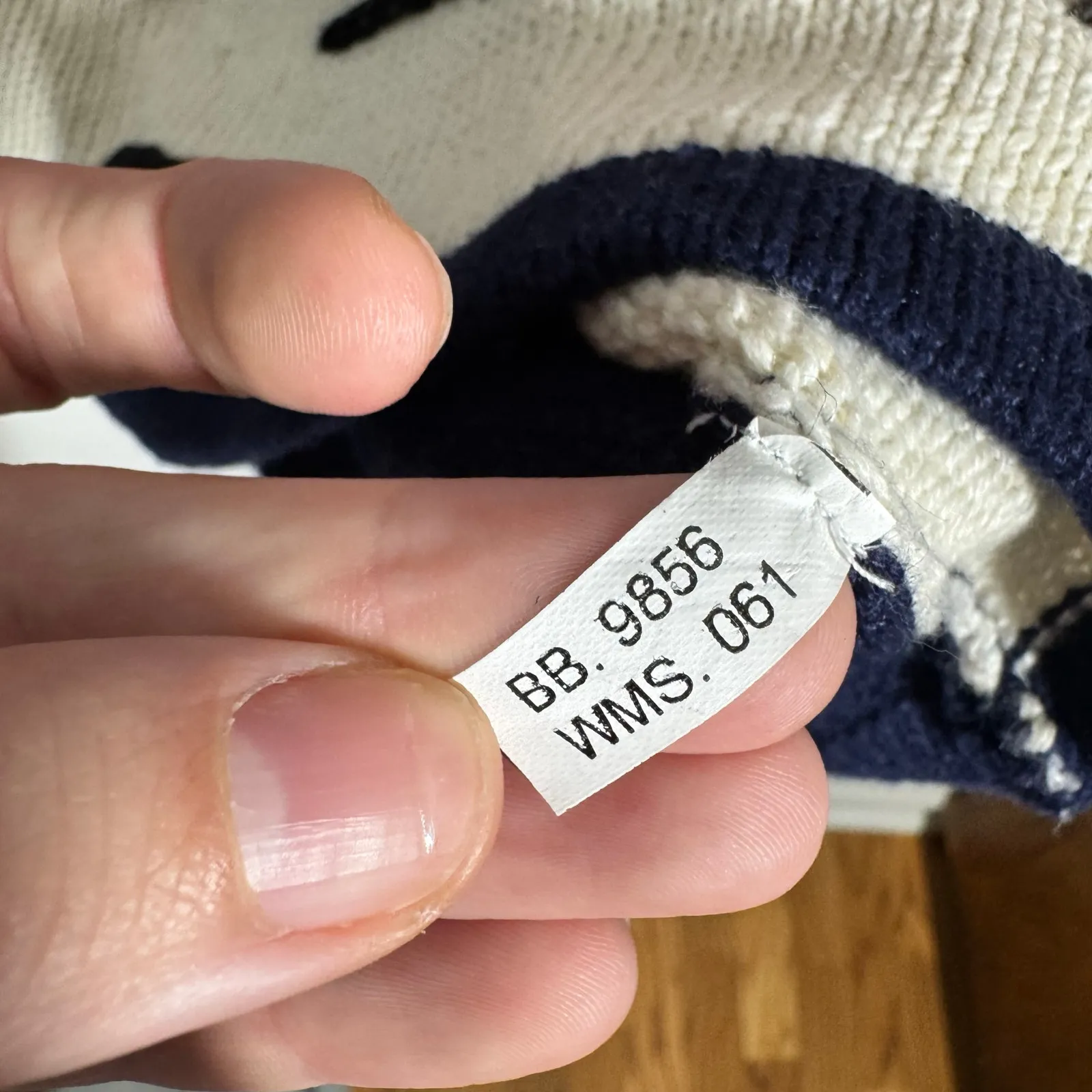 VINTAGE 90s Bobbie Brooks Schnauzer Cardigan L Cottagecore Knit Sweater Vest Blue Size L - Image 5