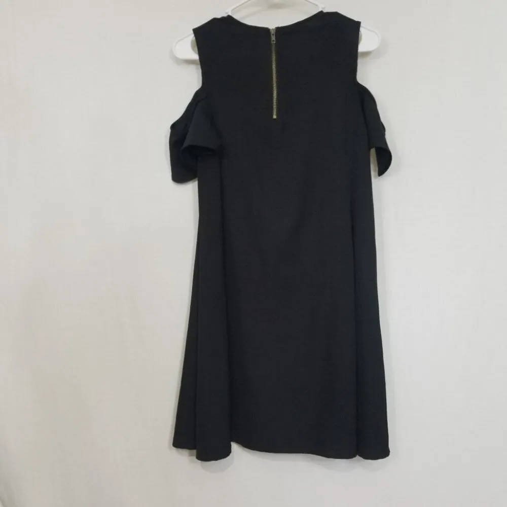 ETHEREAL cold shoulder midi dress - Image 4